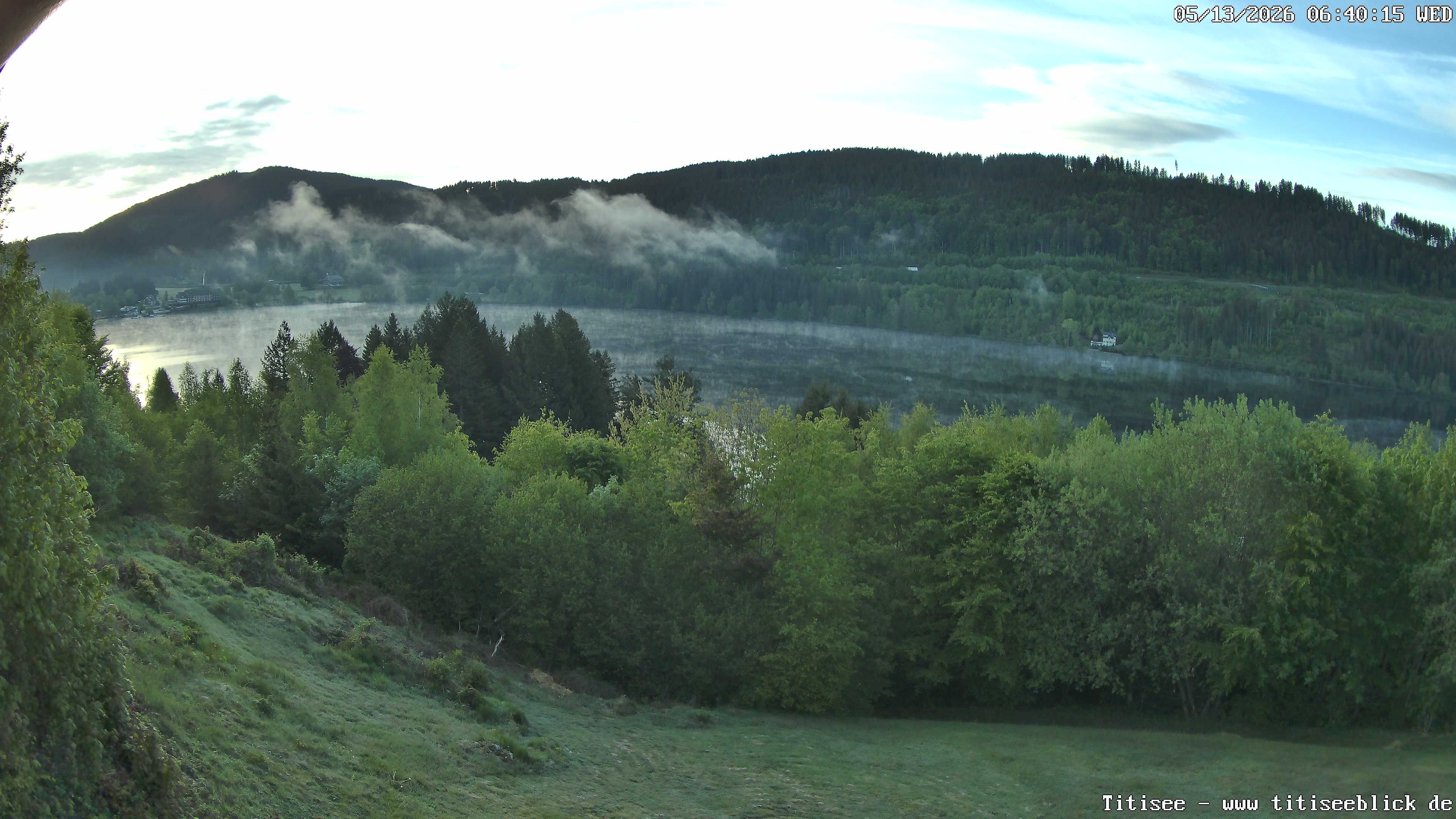 Archived image Webcam View of Lake Titisee