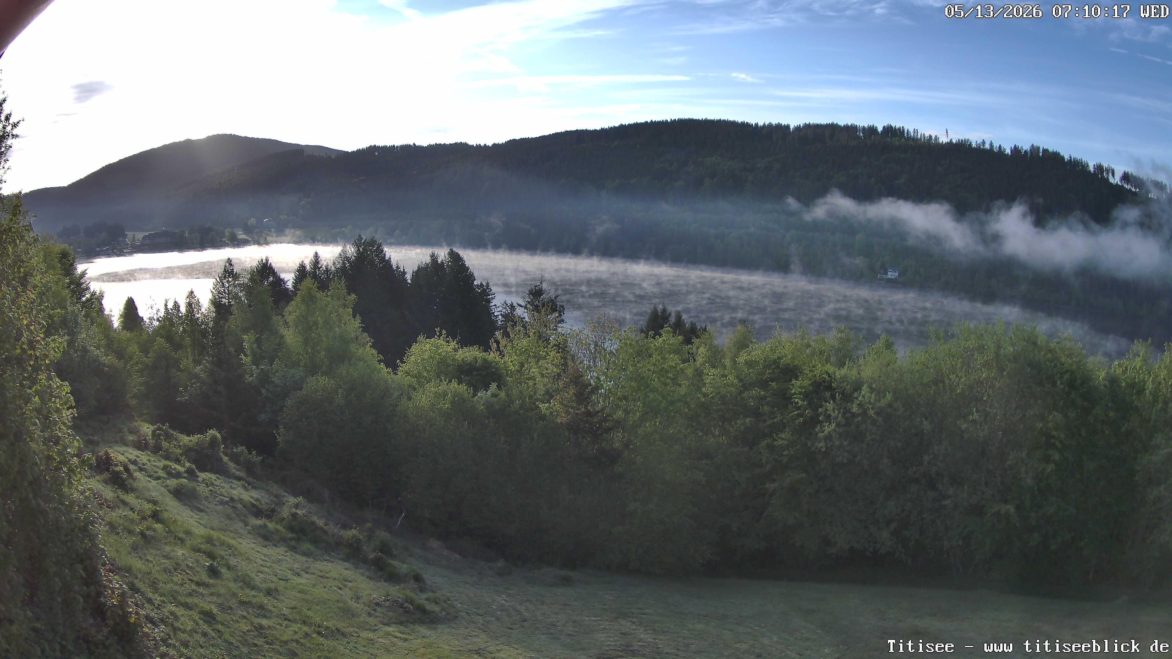 Archived image Webcam View of Lake Titisee