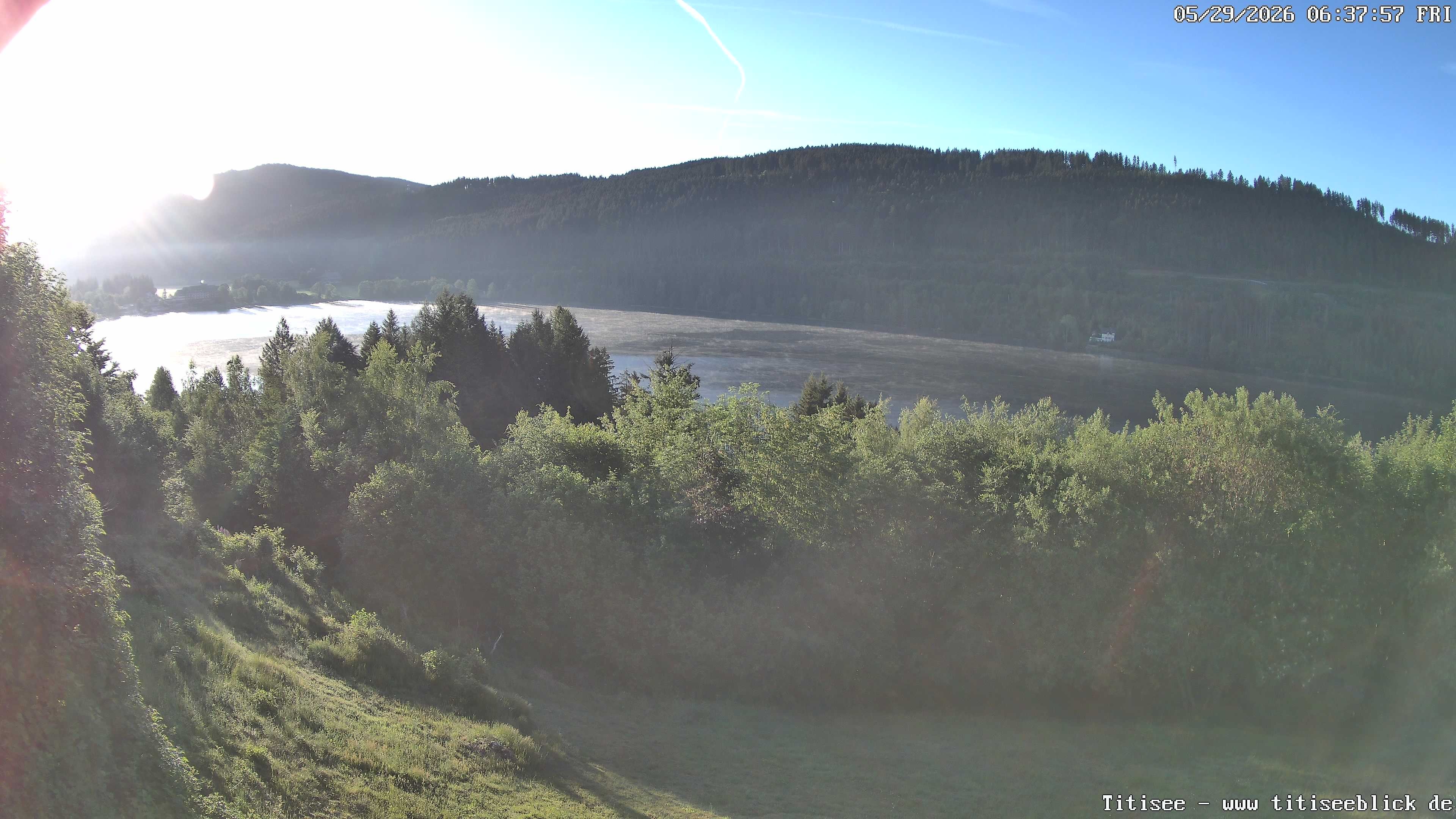 Archived image Webcam View of Lake Titisee