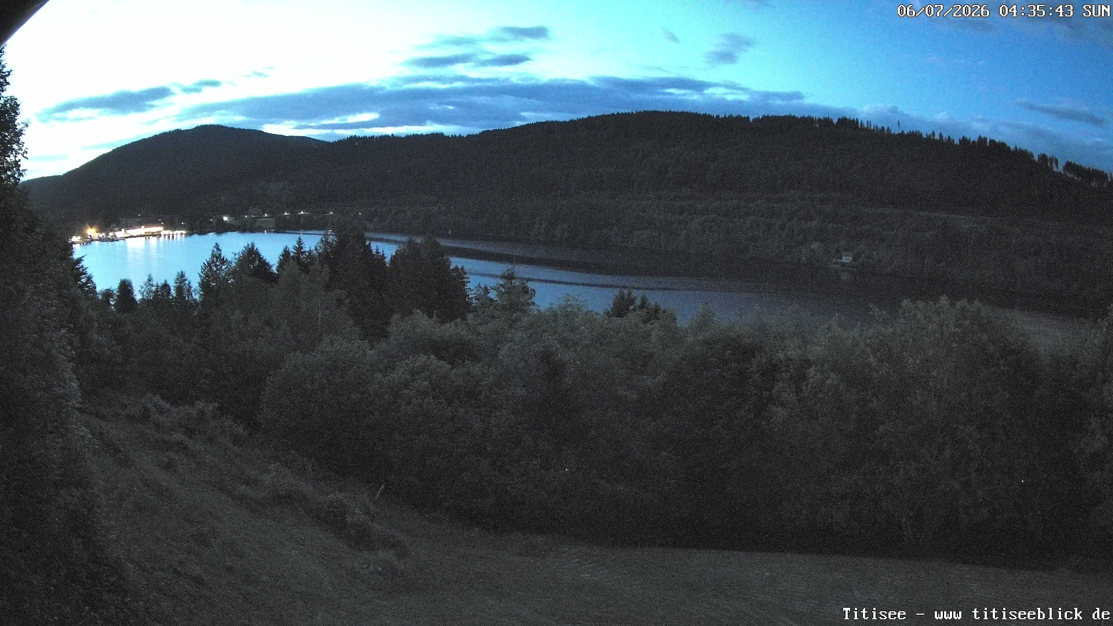 Archiv Foto Webcam Titisee: Westufer