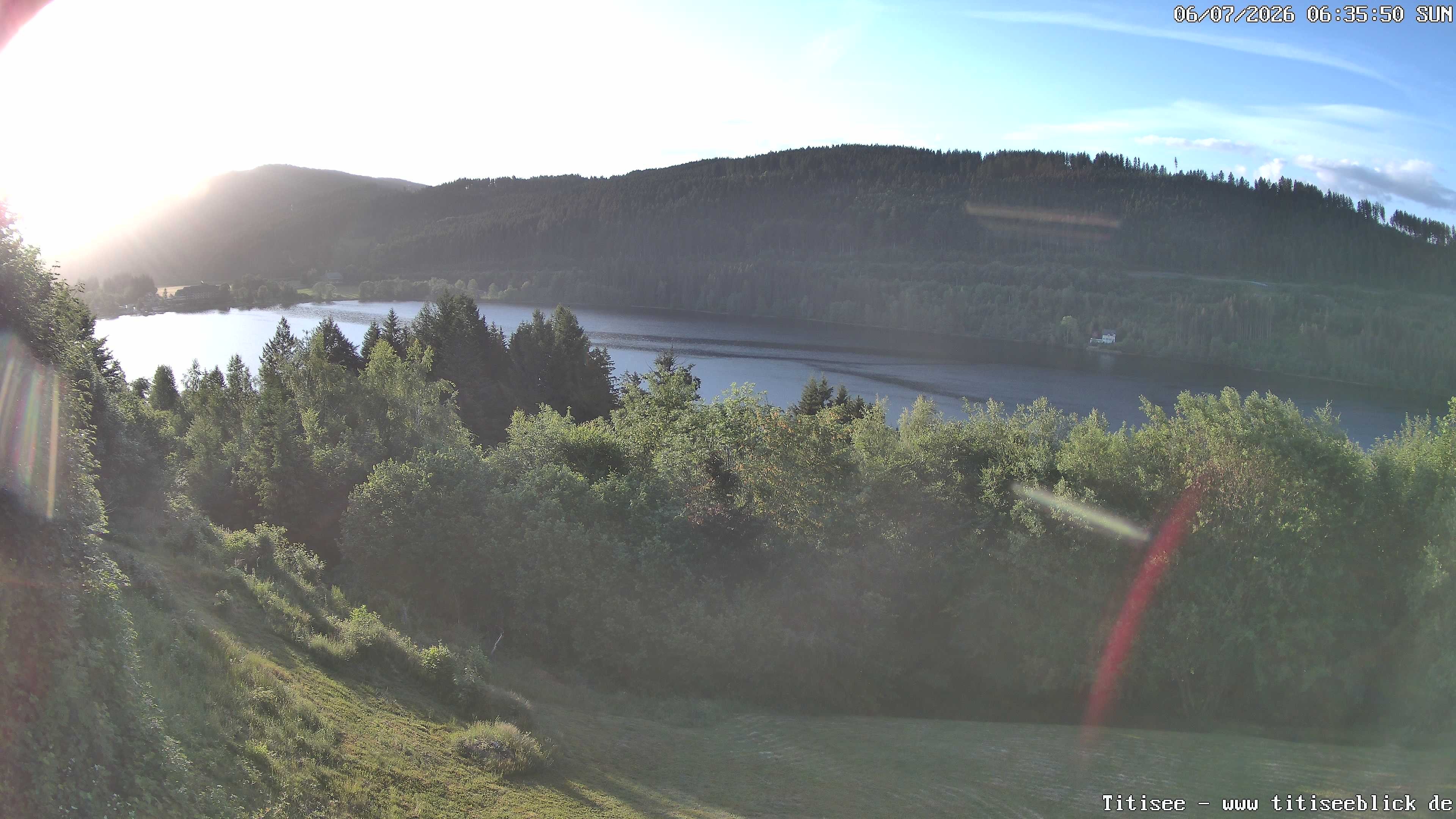 Archiv Foto Webcam Titisee: Westufer