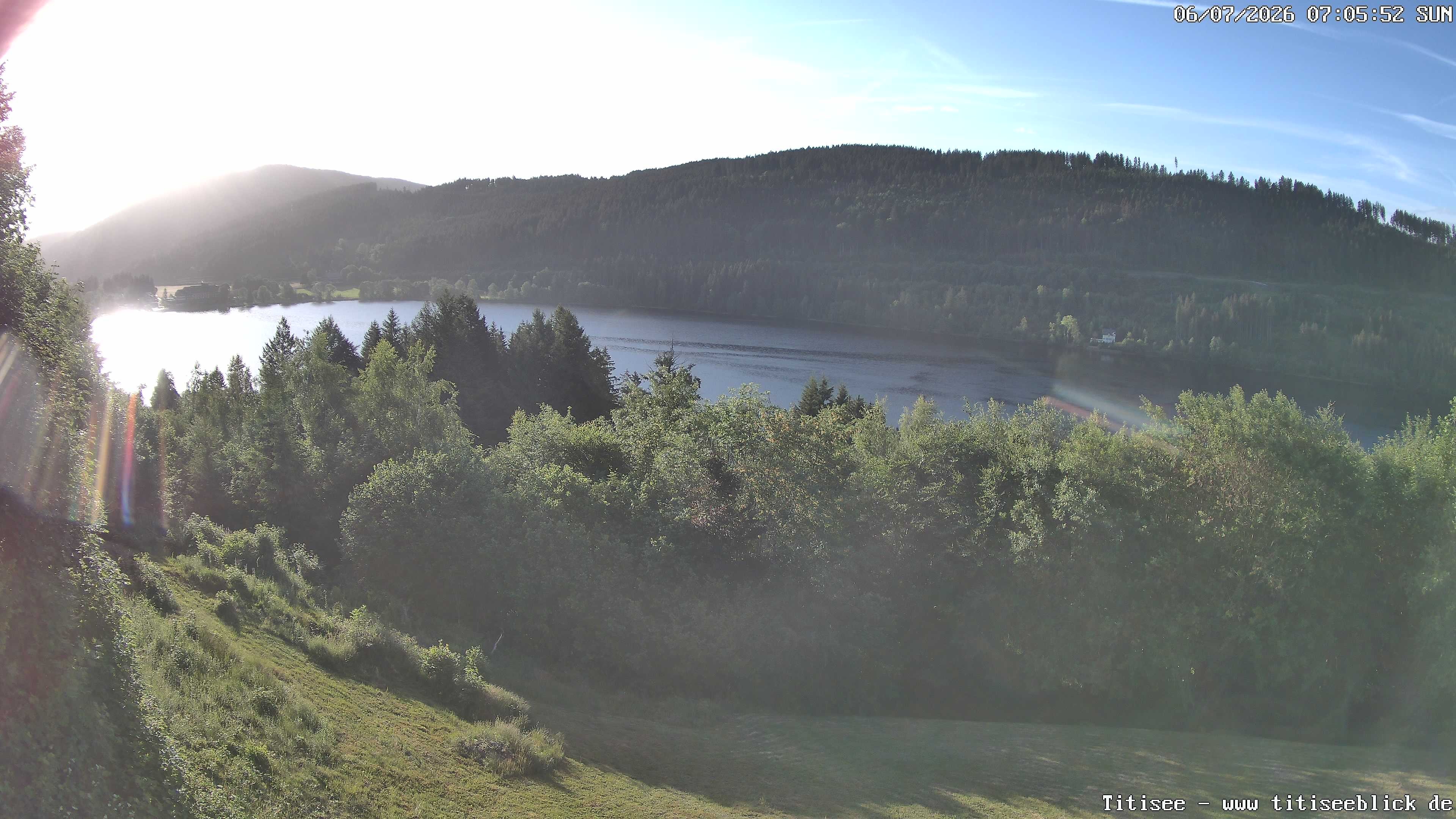 Archiv Foto Webcam Titisee: Westufer