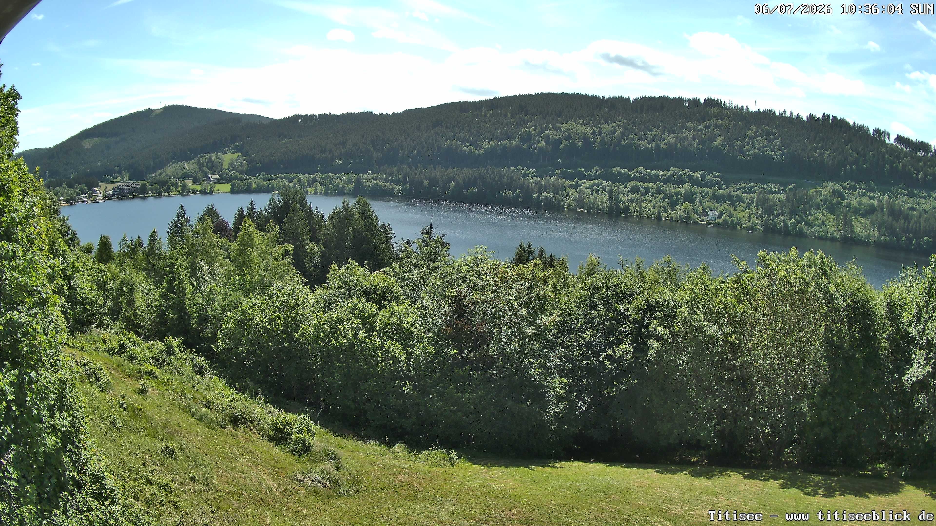 Archiv Foto Webcam Titisee: Westufer
