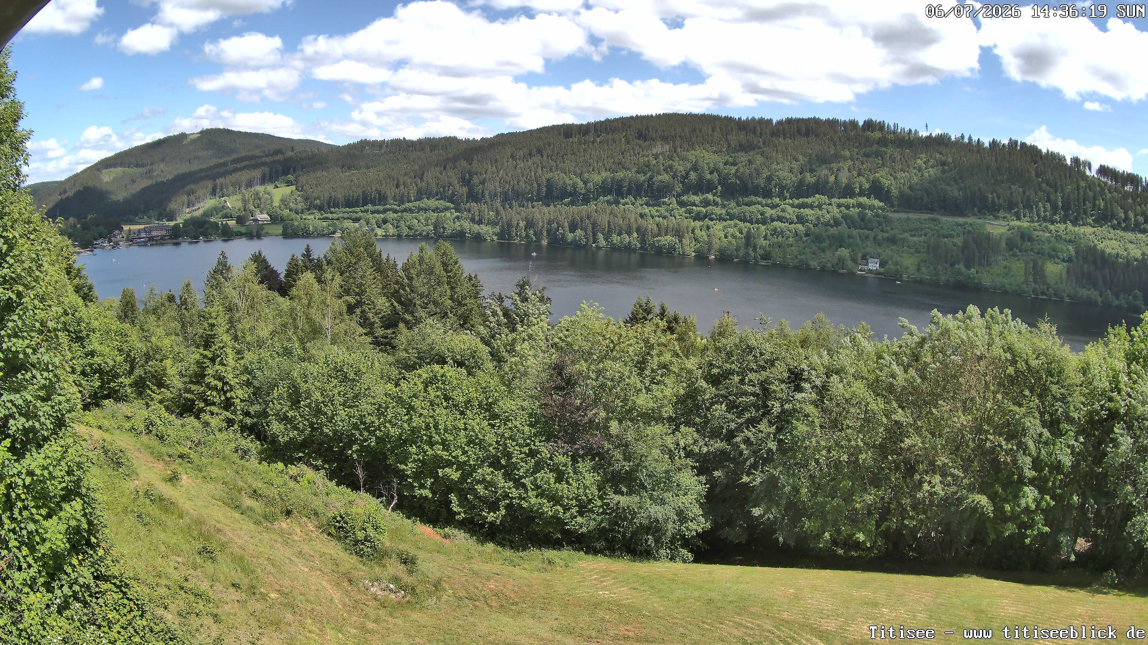 Archiv Foto Webcam Titisee: Westufer