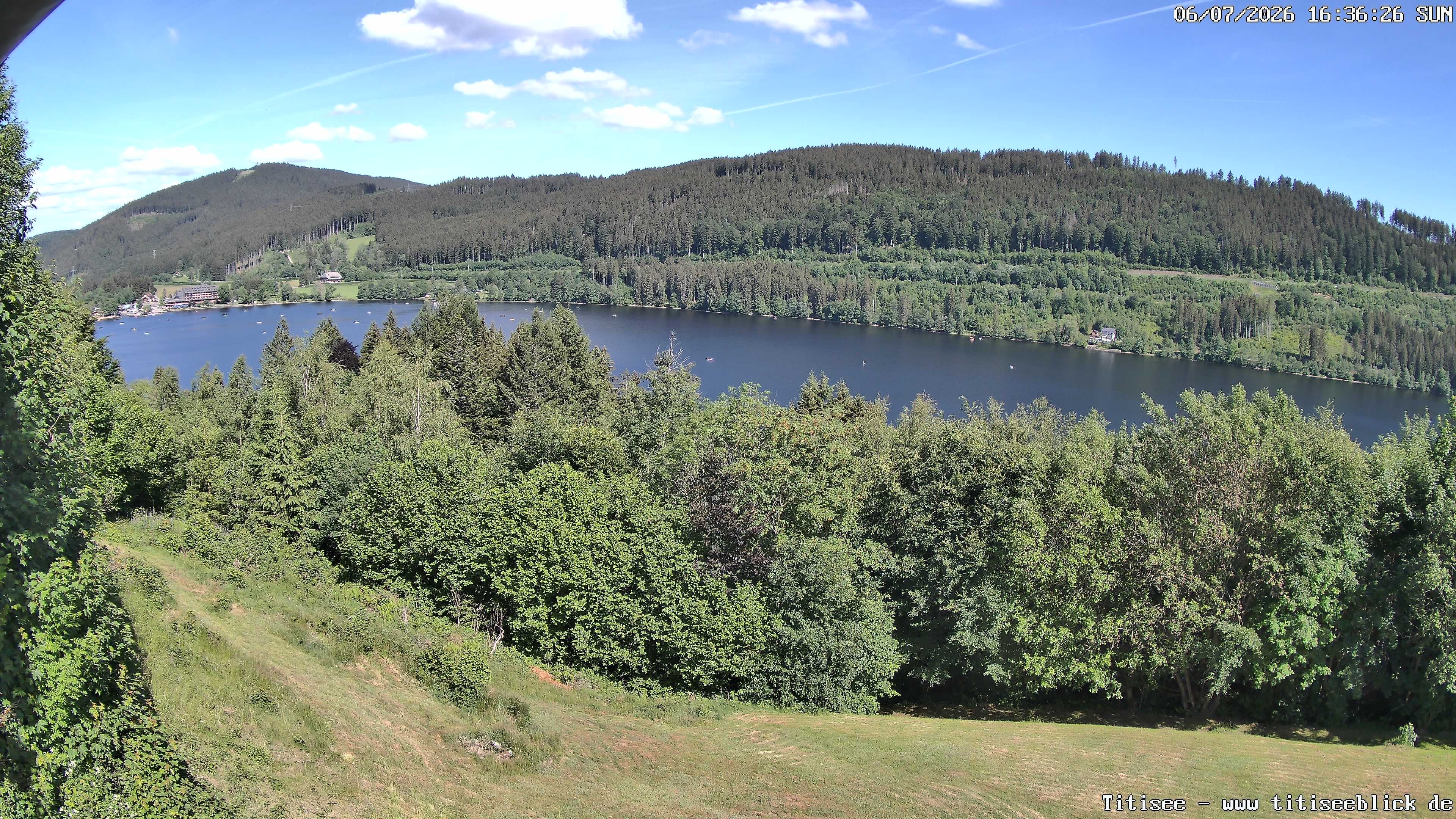 Archiv Foto Webcam Titisee: Westufer
