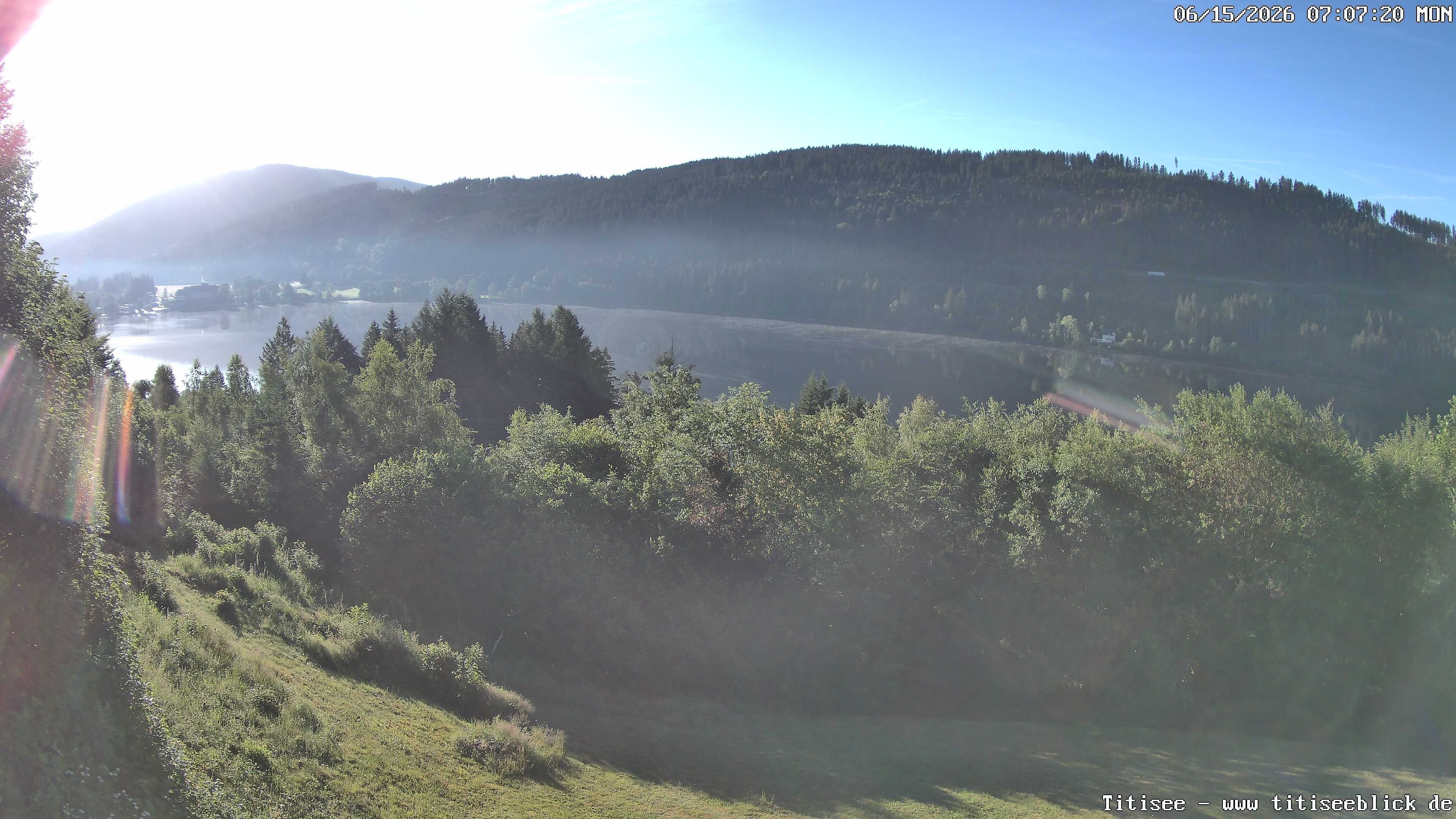 Archived image Webcam View of Lake Titisee