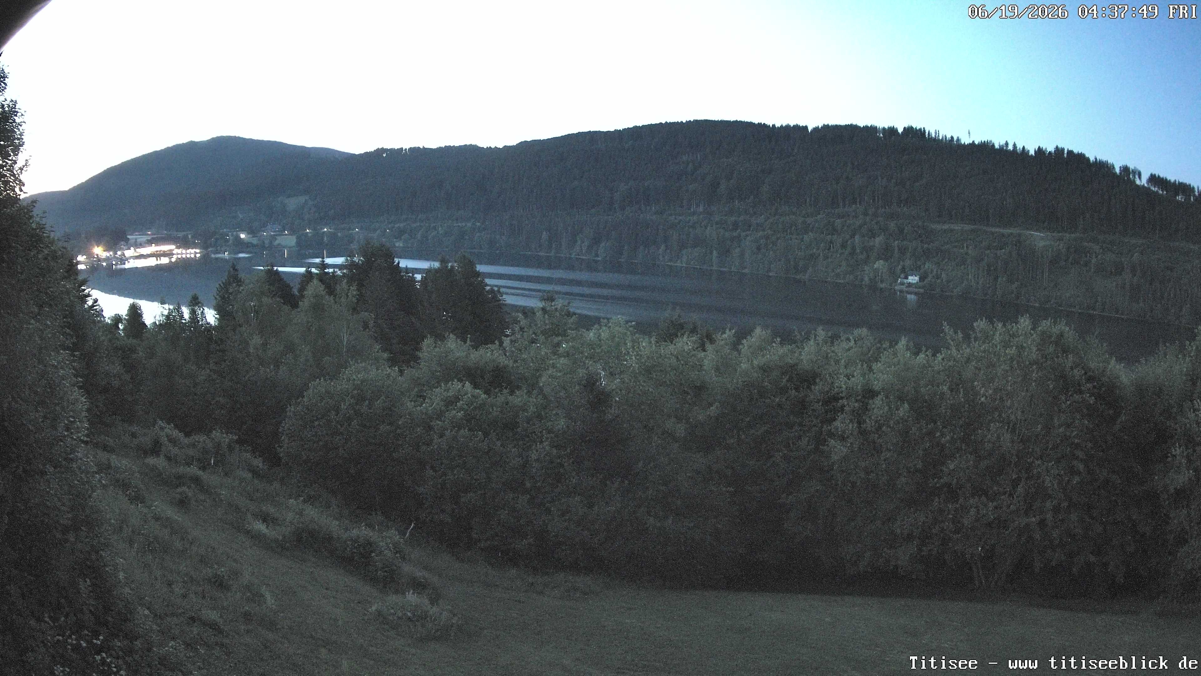 Archived image Webcam View of Lake Titisee