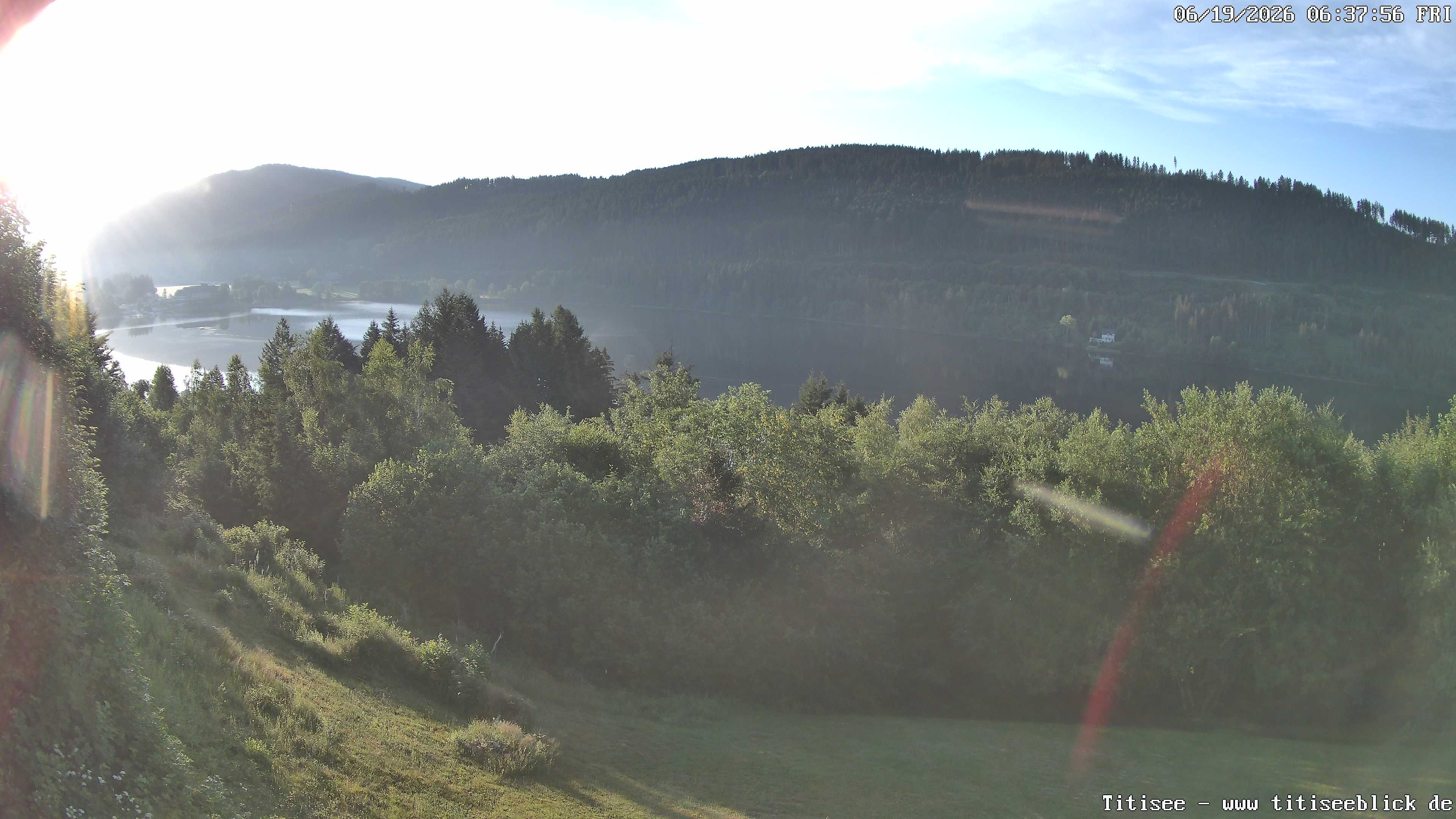 Archived image Webcam View of Lake Titisee