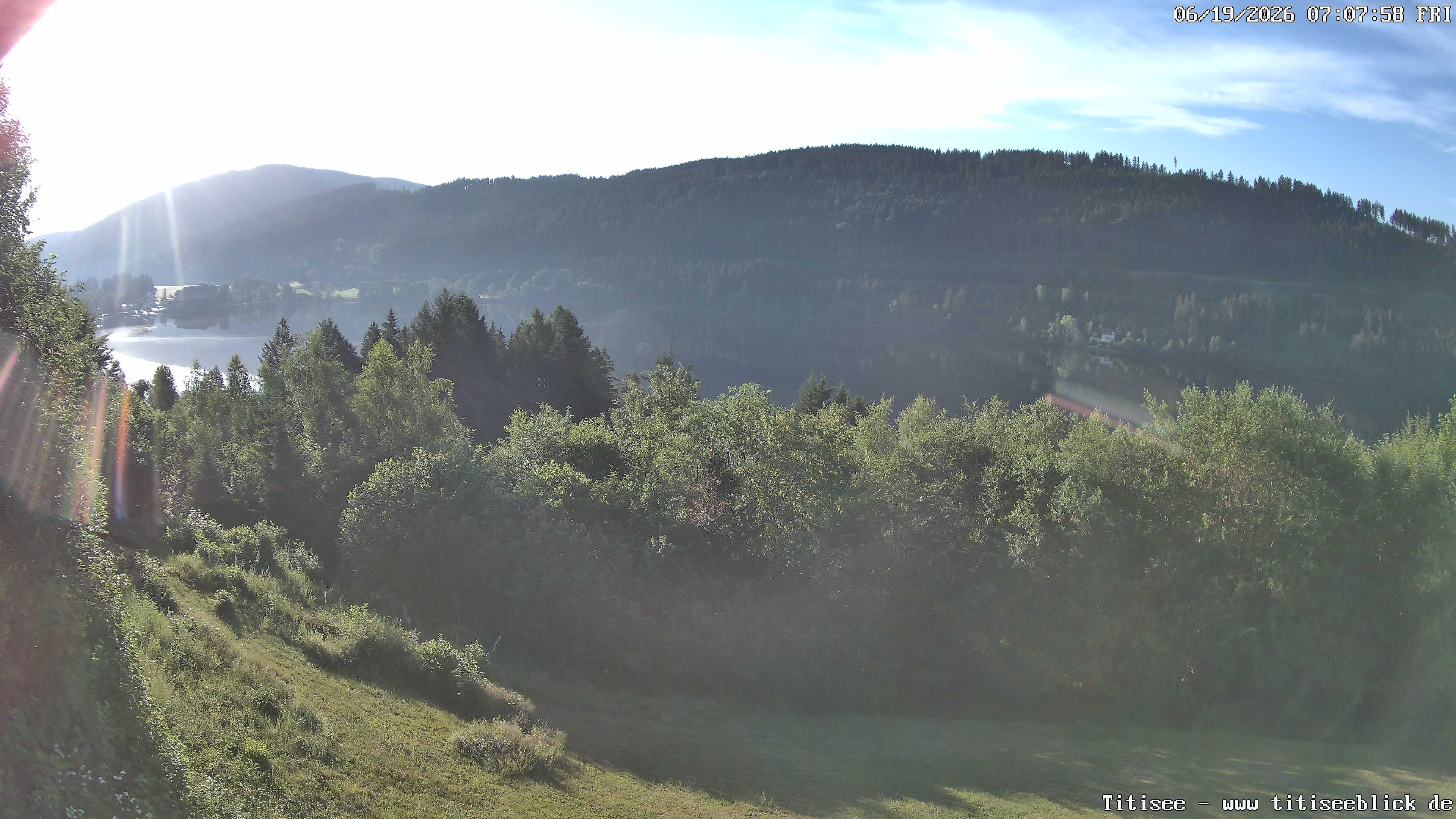 Archived image Webcam View of Lake Titisee