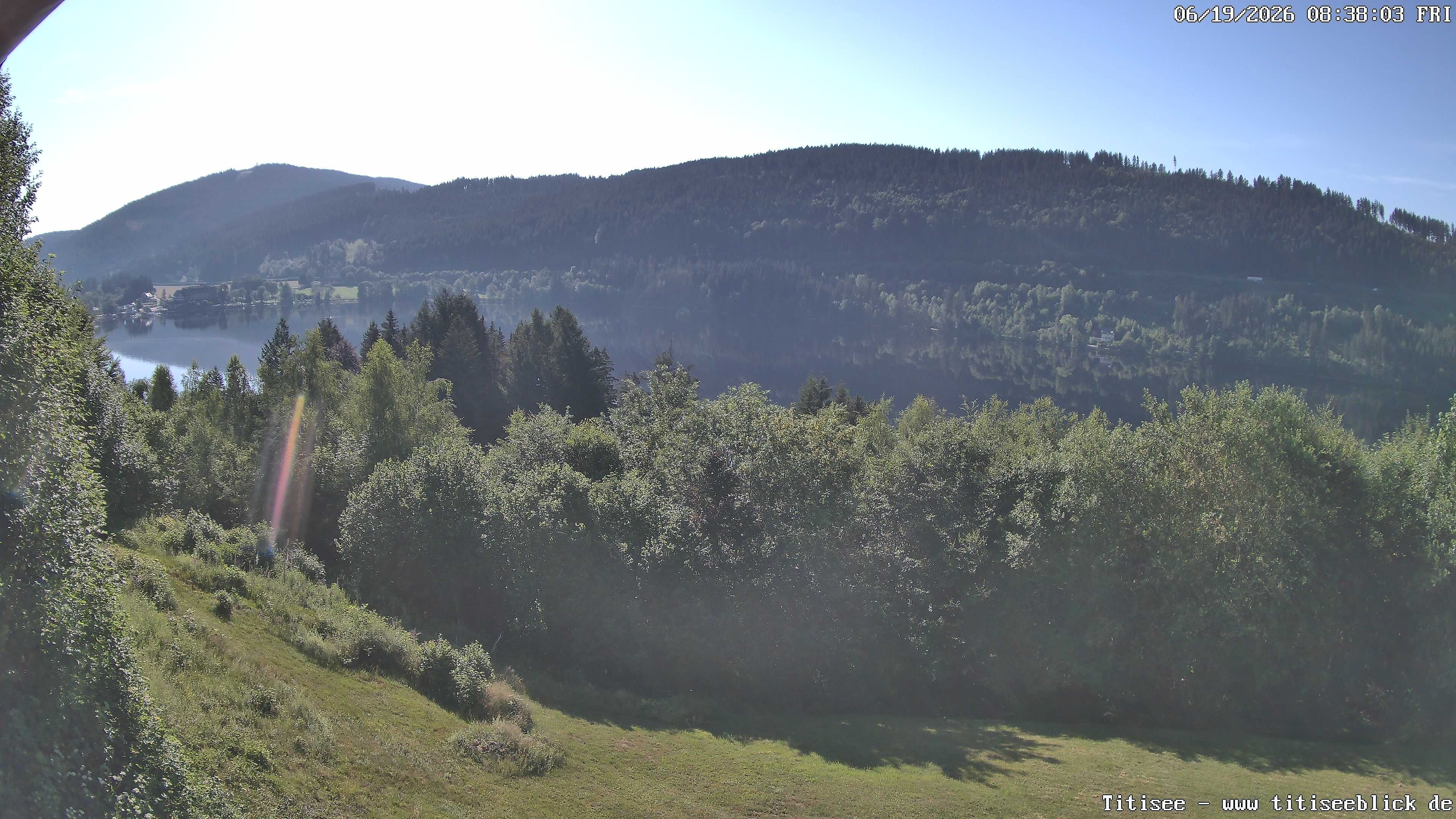 Archived image Webcam View of Lake Titisee