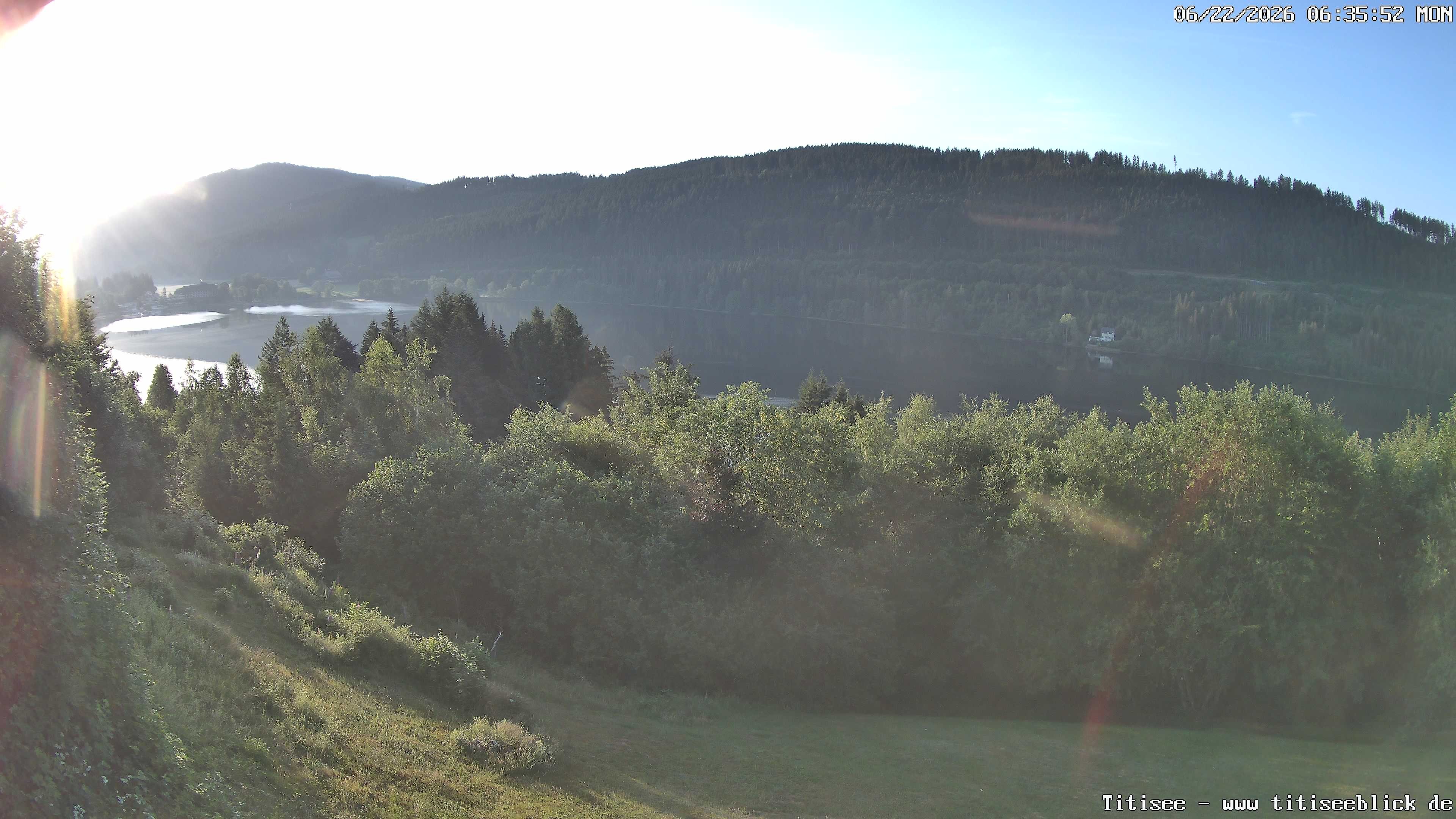 Archiv Foto Webcam Titisee: Westufer