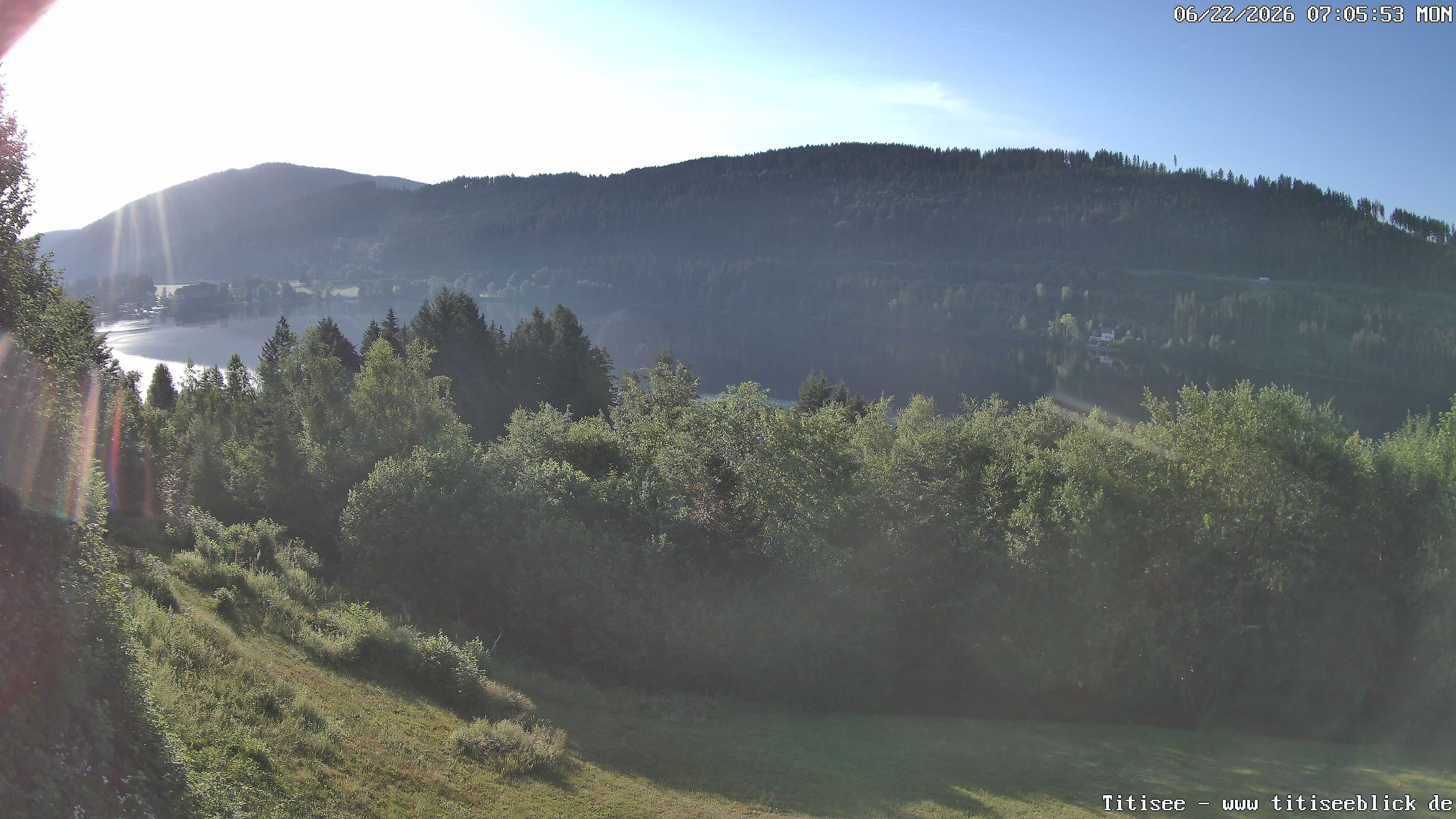 Archiv Foto Webcam Titisee: Westufer