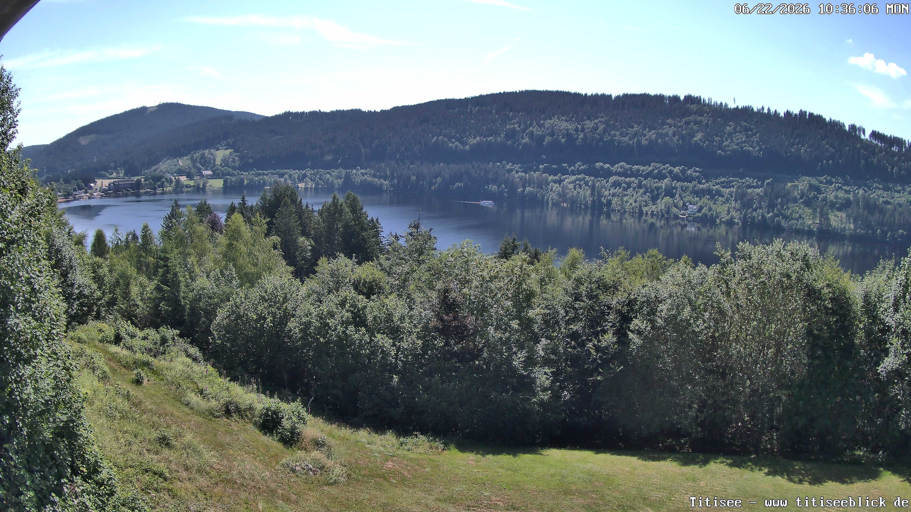Archived image Webcam View of Lake Titisee