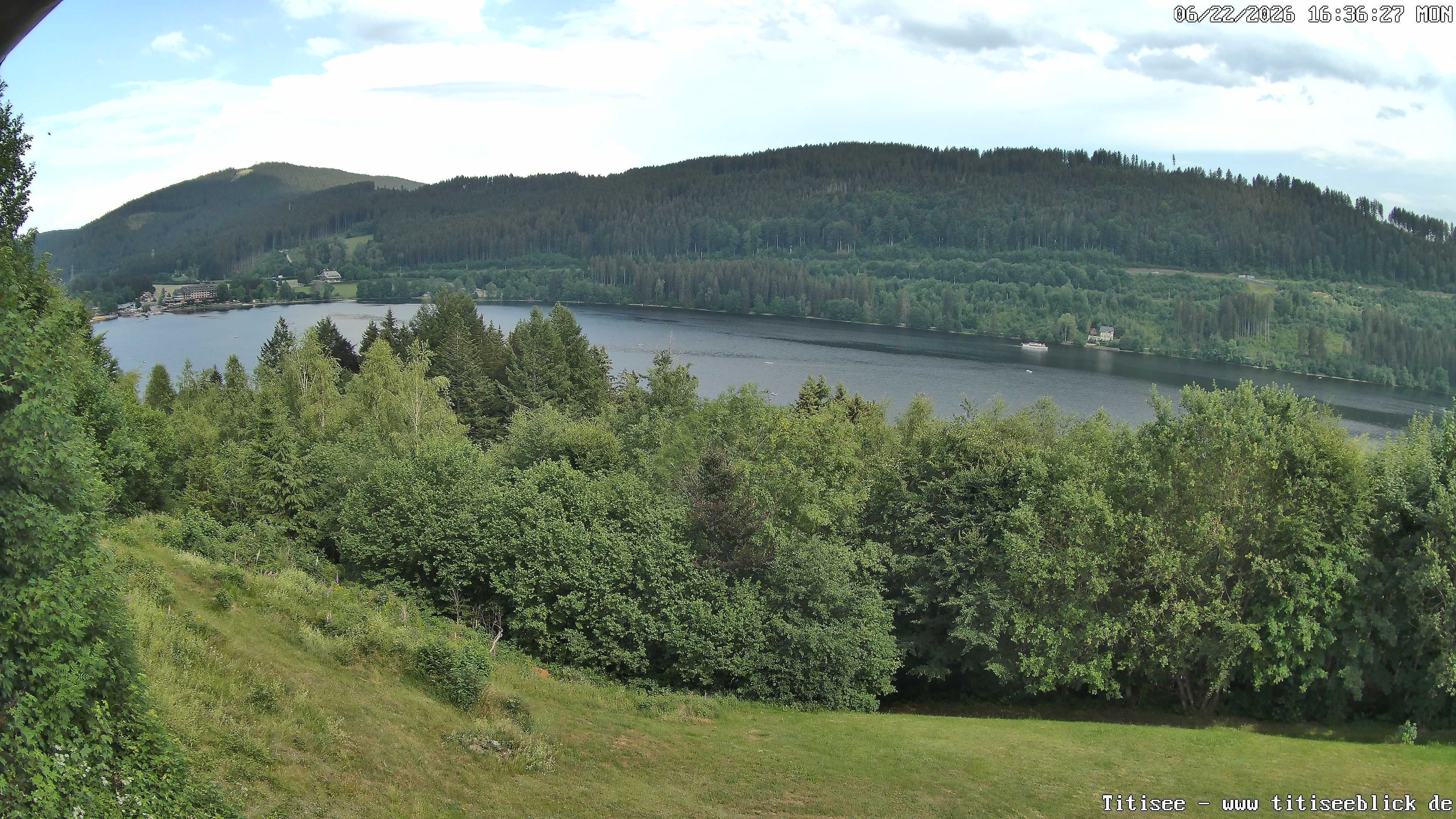 Archived image Webcam View of Lake Titisee