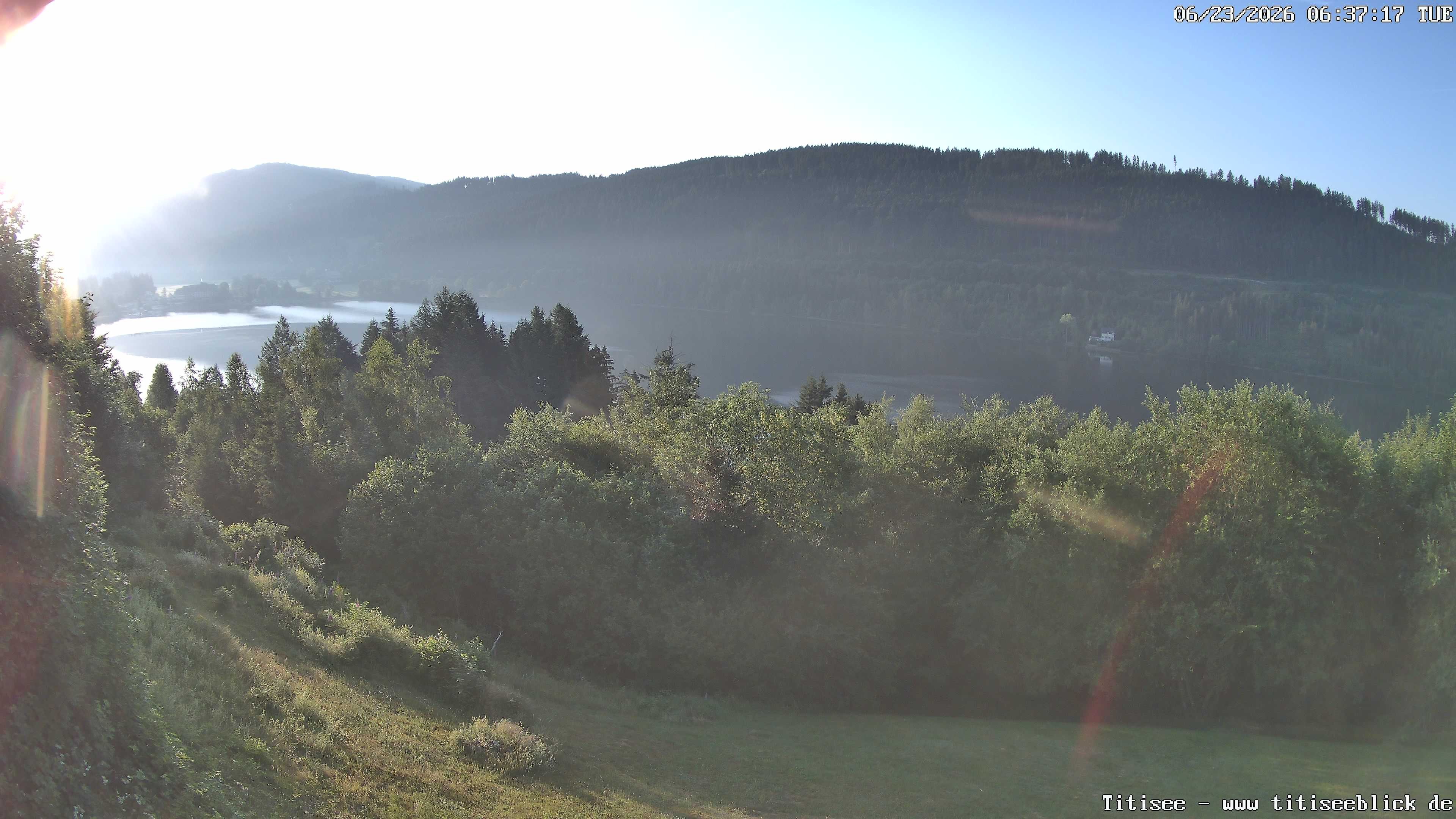 Archiv Foto Webcam Titisee: Westufer