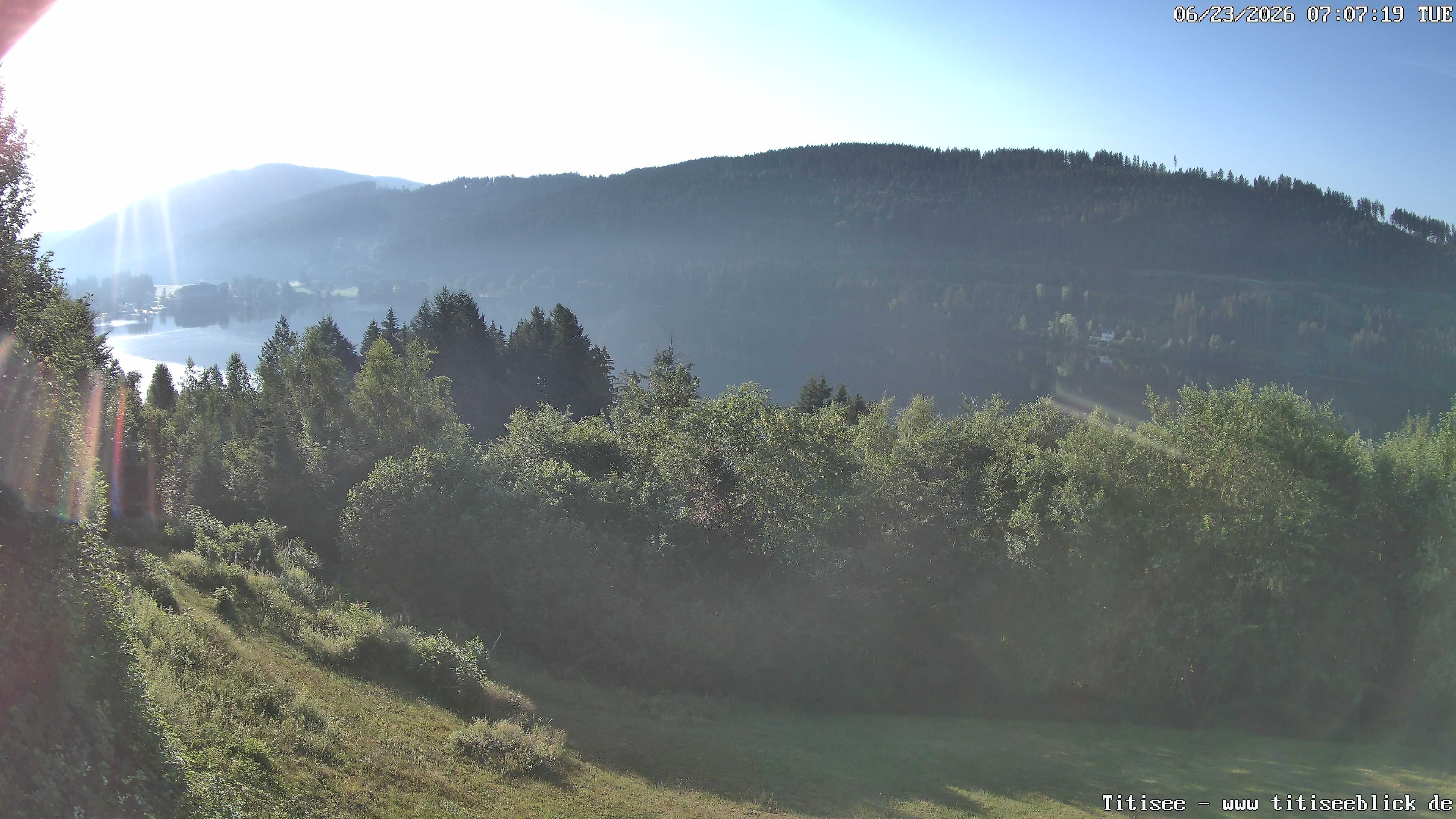 Archiv Foto Webcam Titisee: Westufer