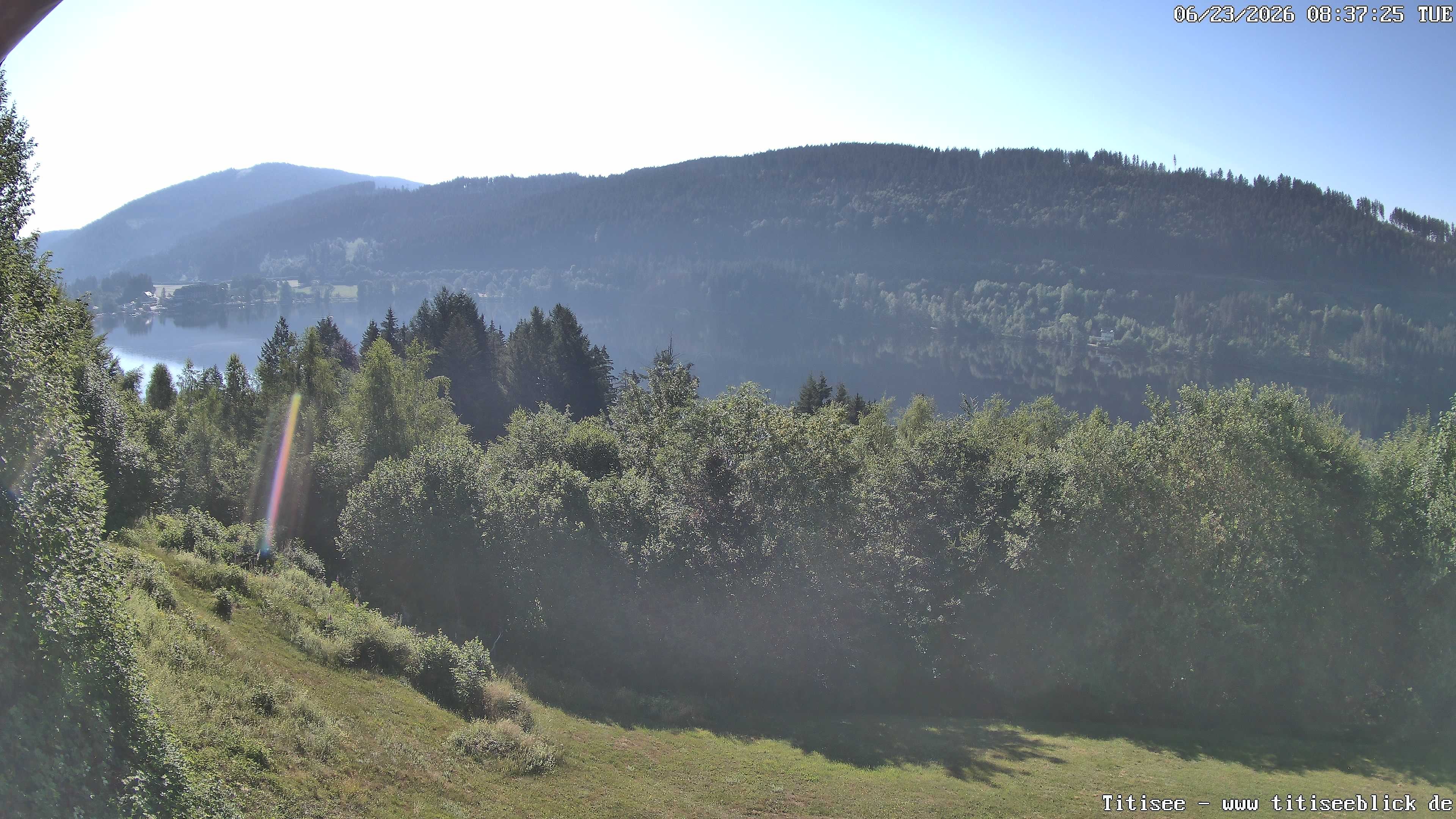 Archiv Foto Webcam Titisee: Westufer