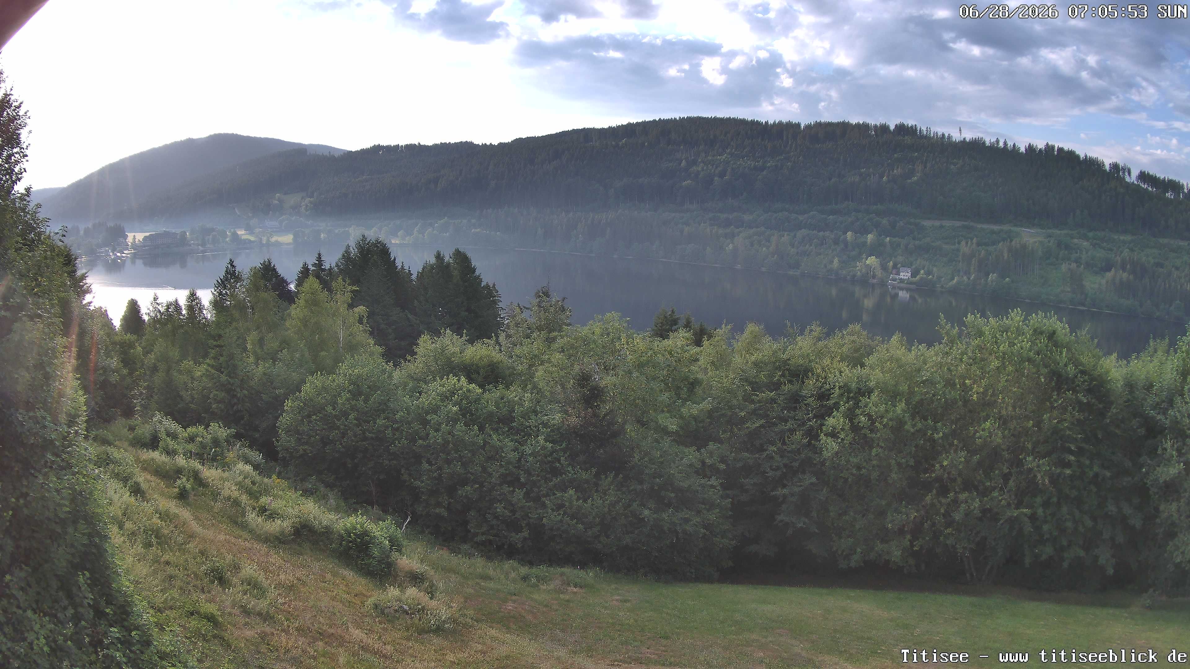 Archiv Foto Webcam Titisee: Westufer