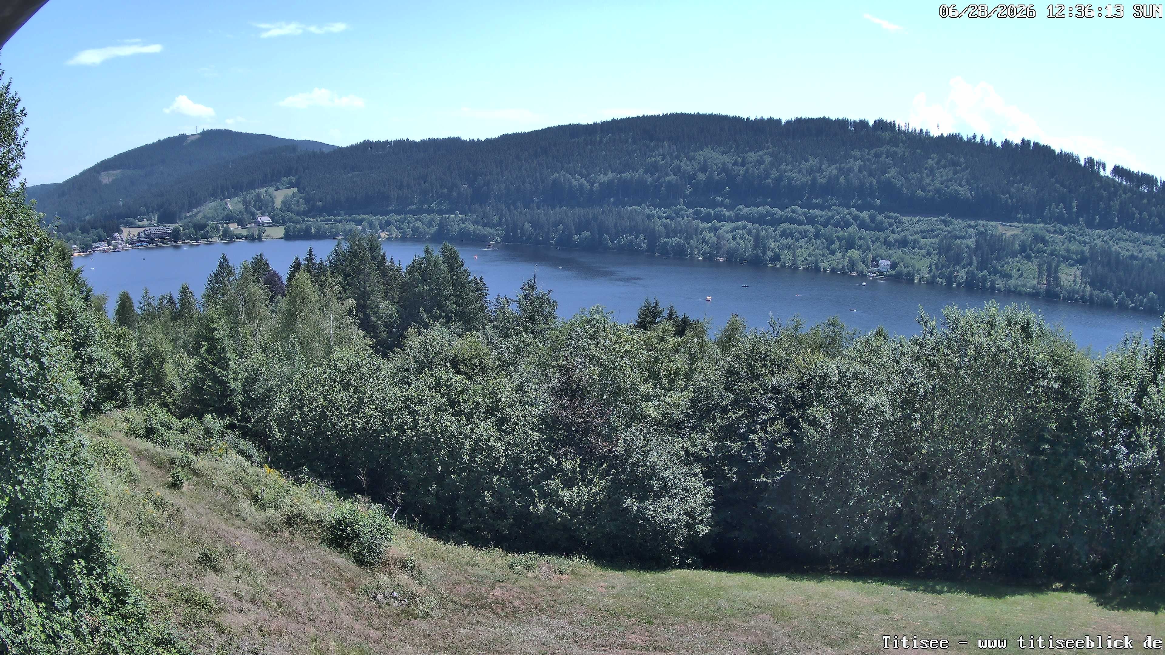 Archiv Foto Webcam Titisee: Westufer