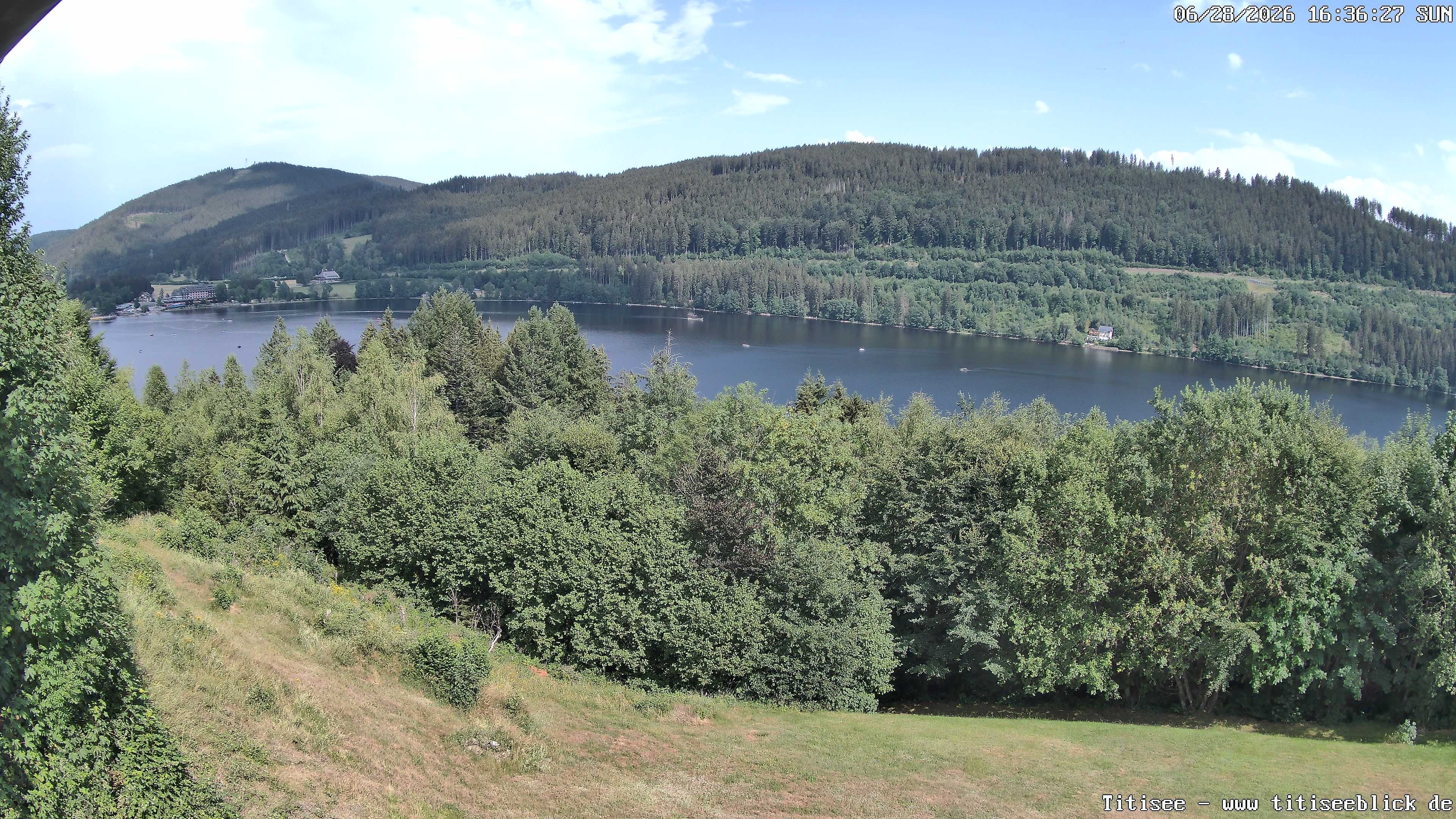 Archiv Foto Webcam Titisee: Westufer