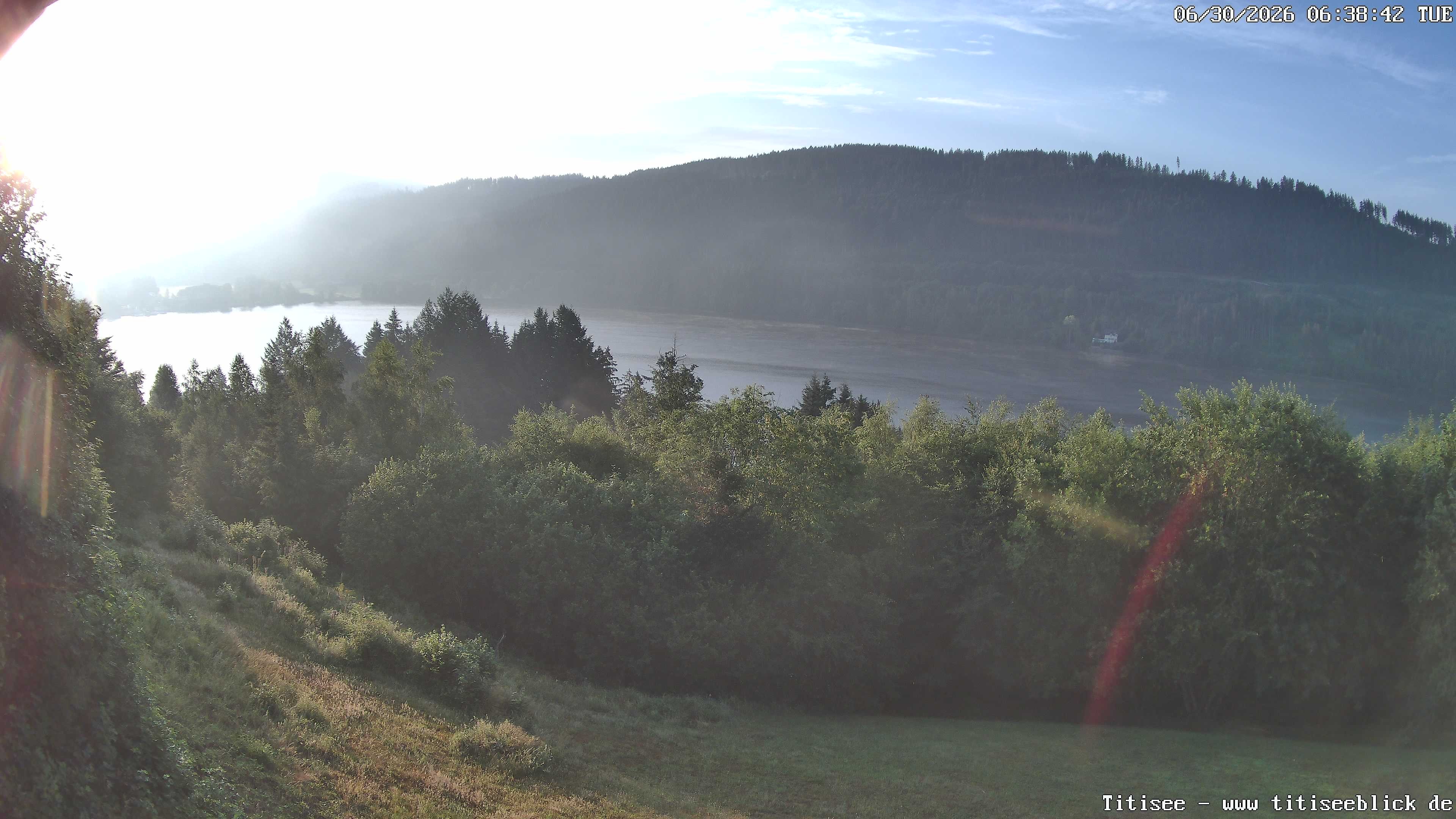 Archived image Webcam View of Lake Titisee