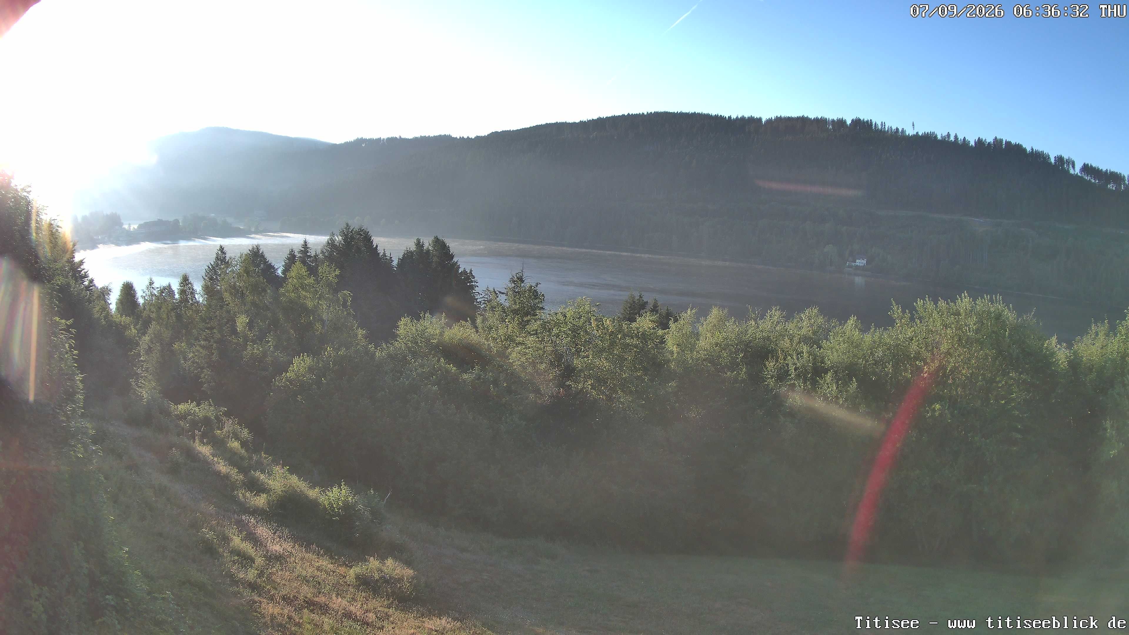 Archiv Foto Webcam Titisee: Westufer