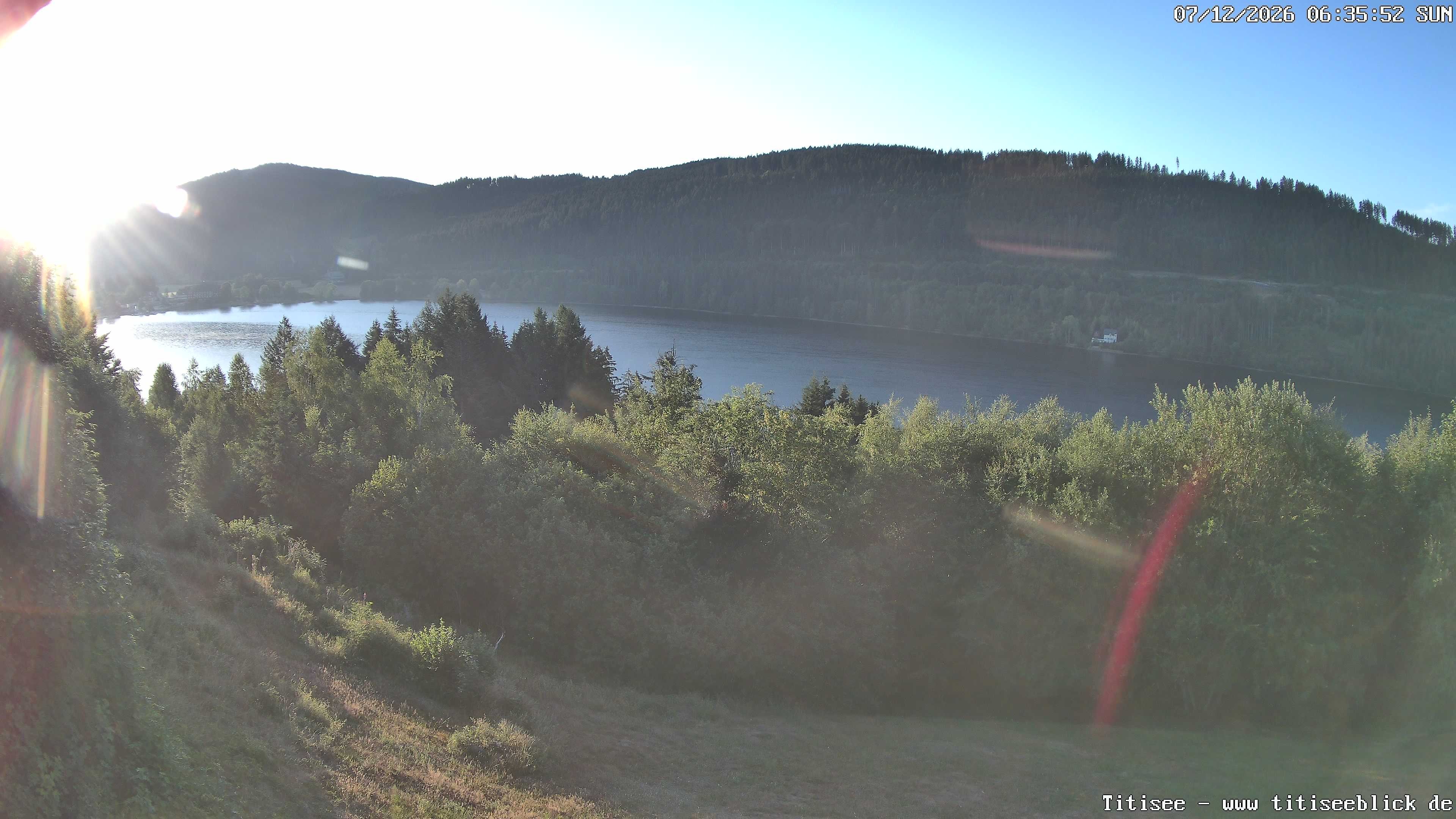 Archiv Foto Webcam Titisee: Westufer