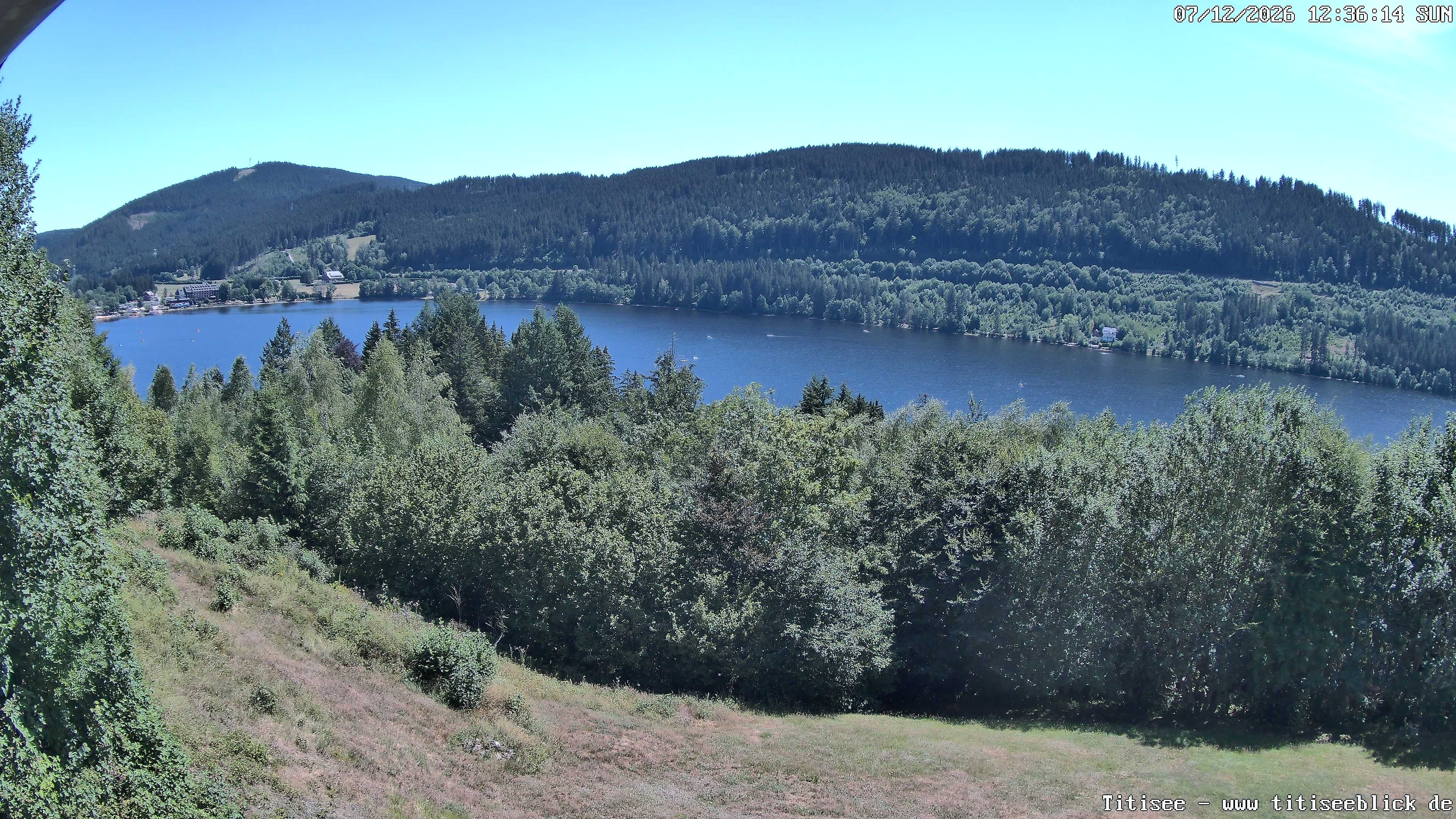 Archiv Foto Webcam Titisee: Westufer