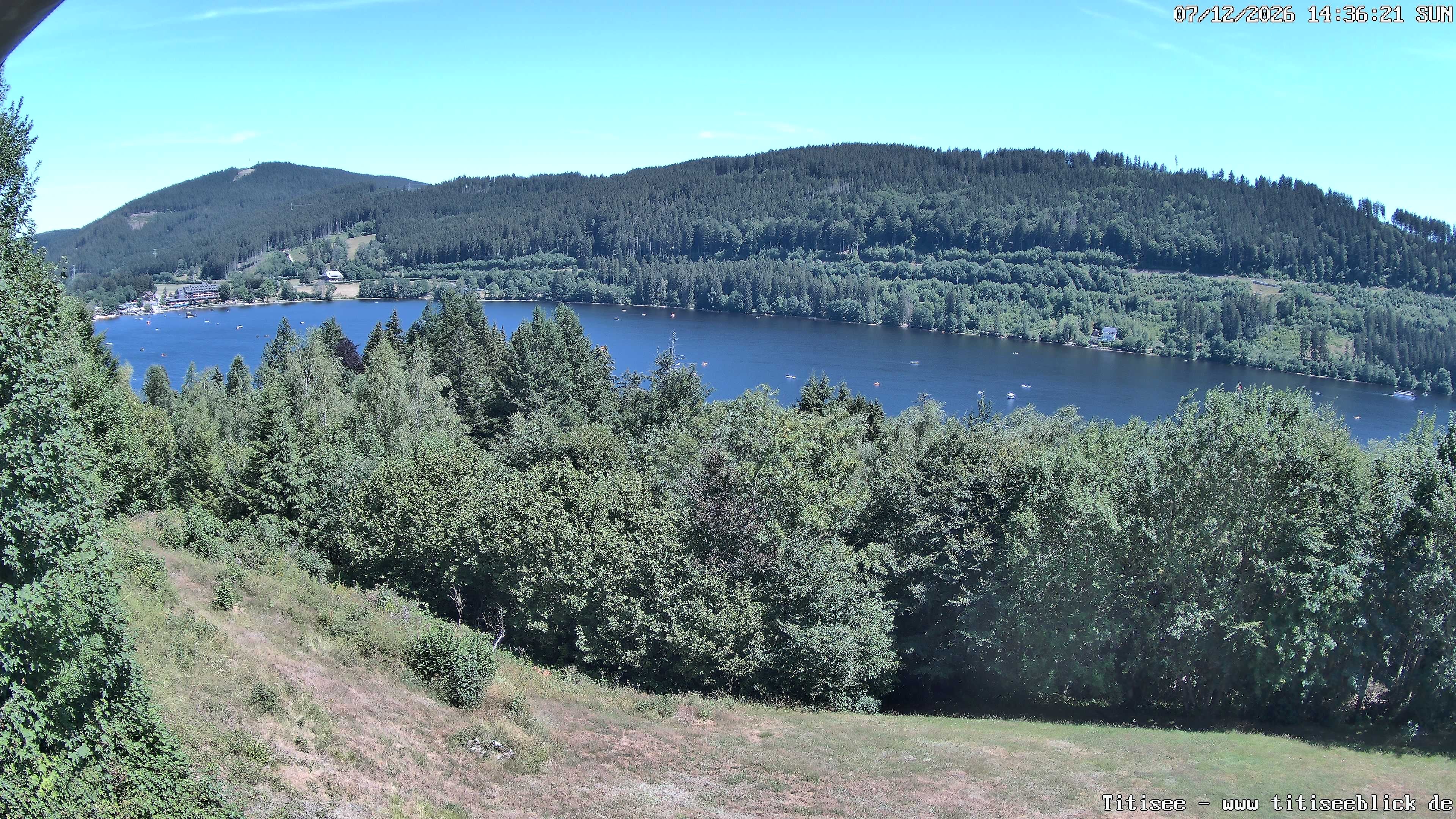 Archiv Foto Webcam Titisee: Westufer