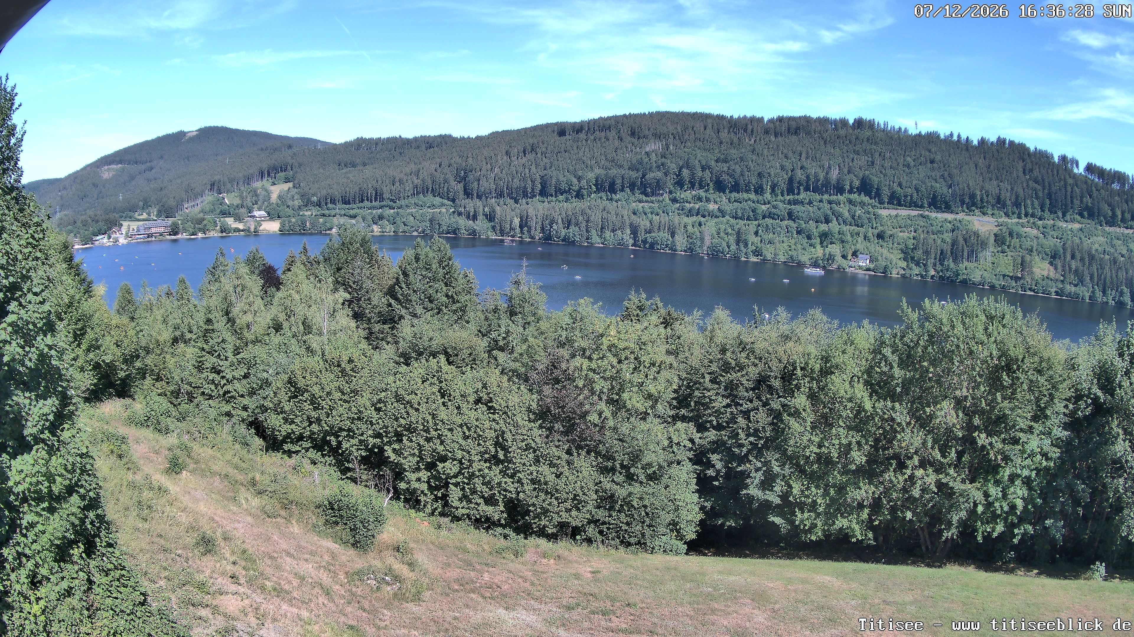 Archiv Foto Webcam Titisee: Westufer
