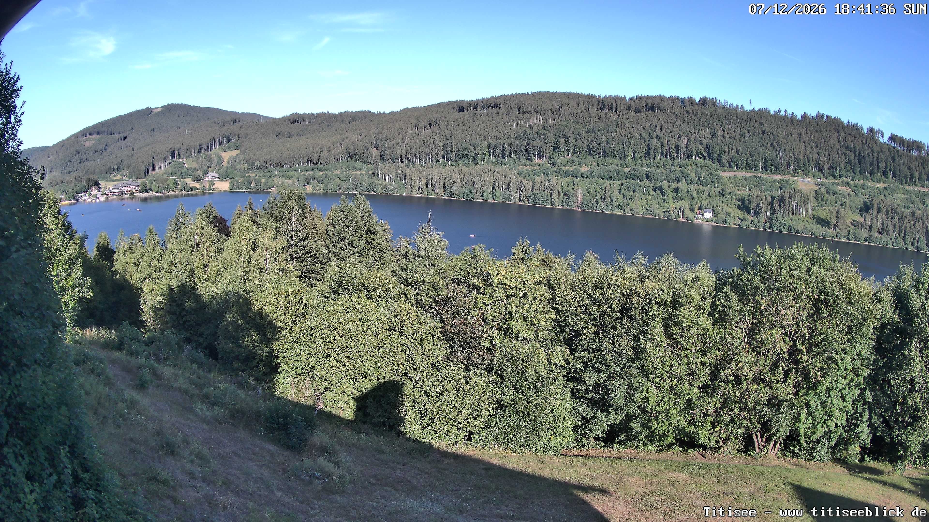 Archiv Foto Webcam Titisee: Westufer