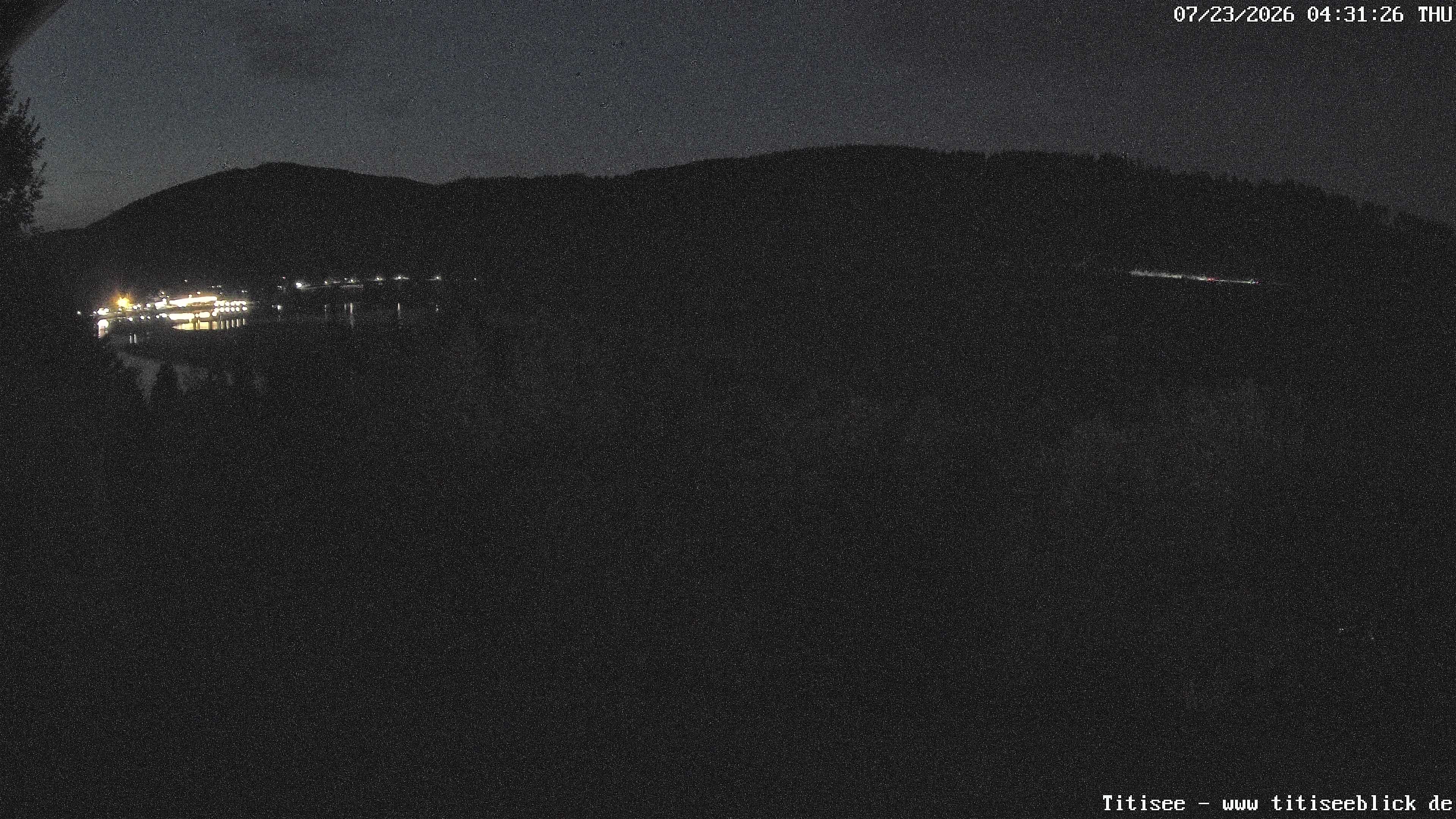 Archived image Webcam View of Lake Titisee