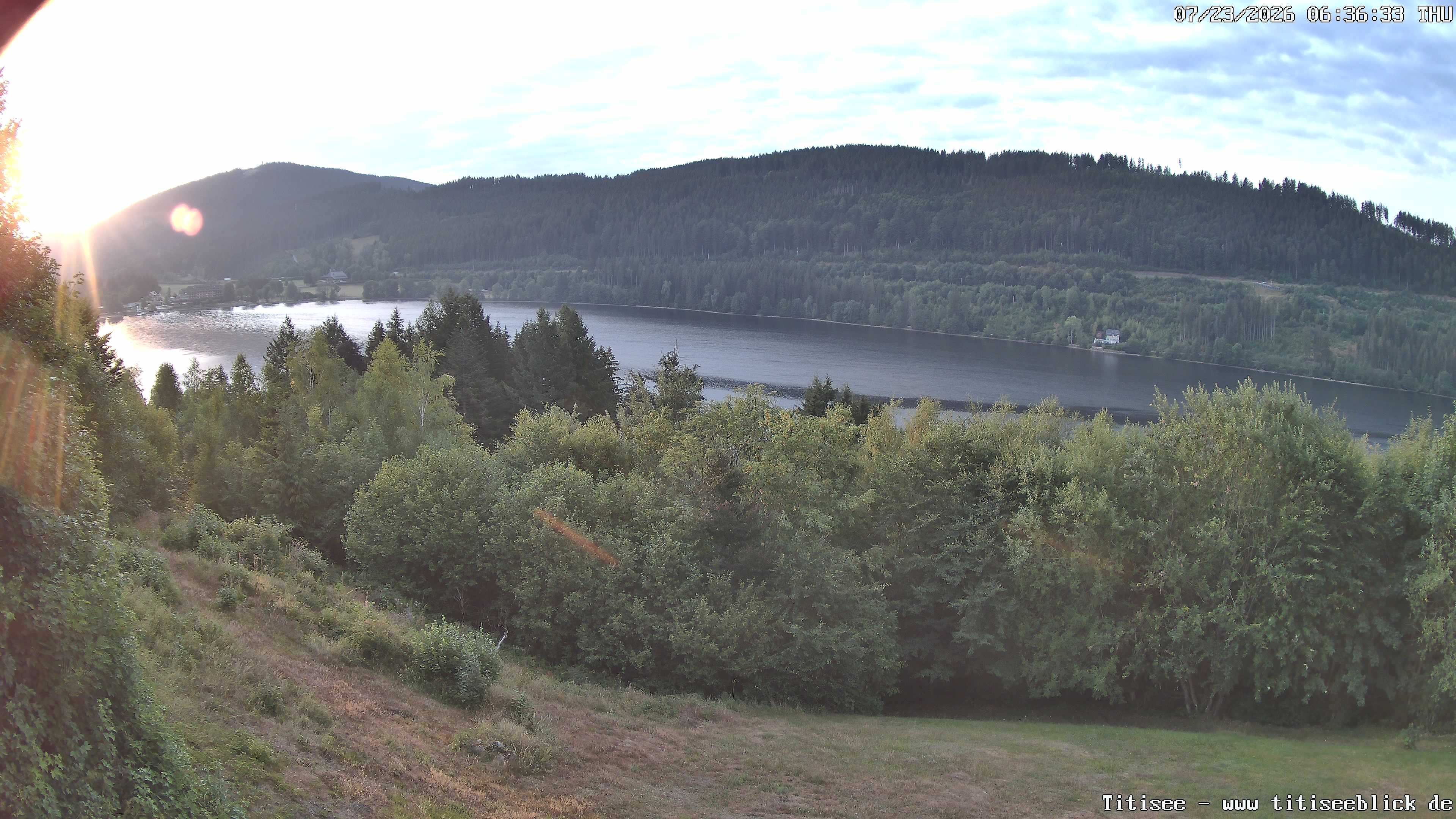 Archived image Webcam View of Lake Titisee