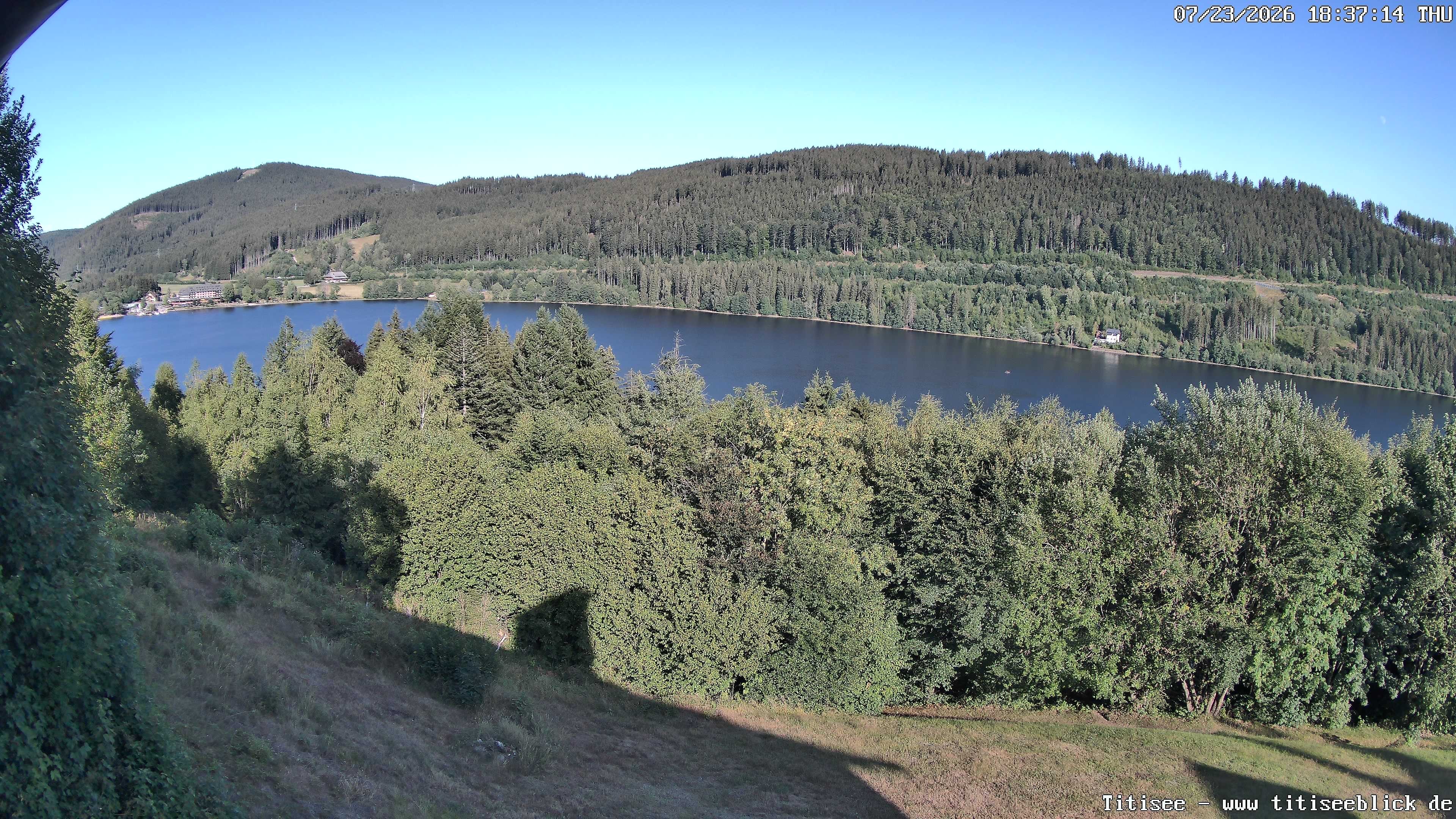 Archiv Foto Webcam Titisee: Westufer