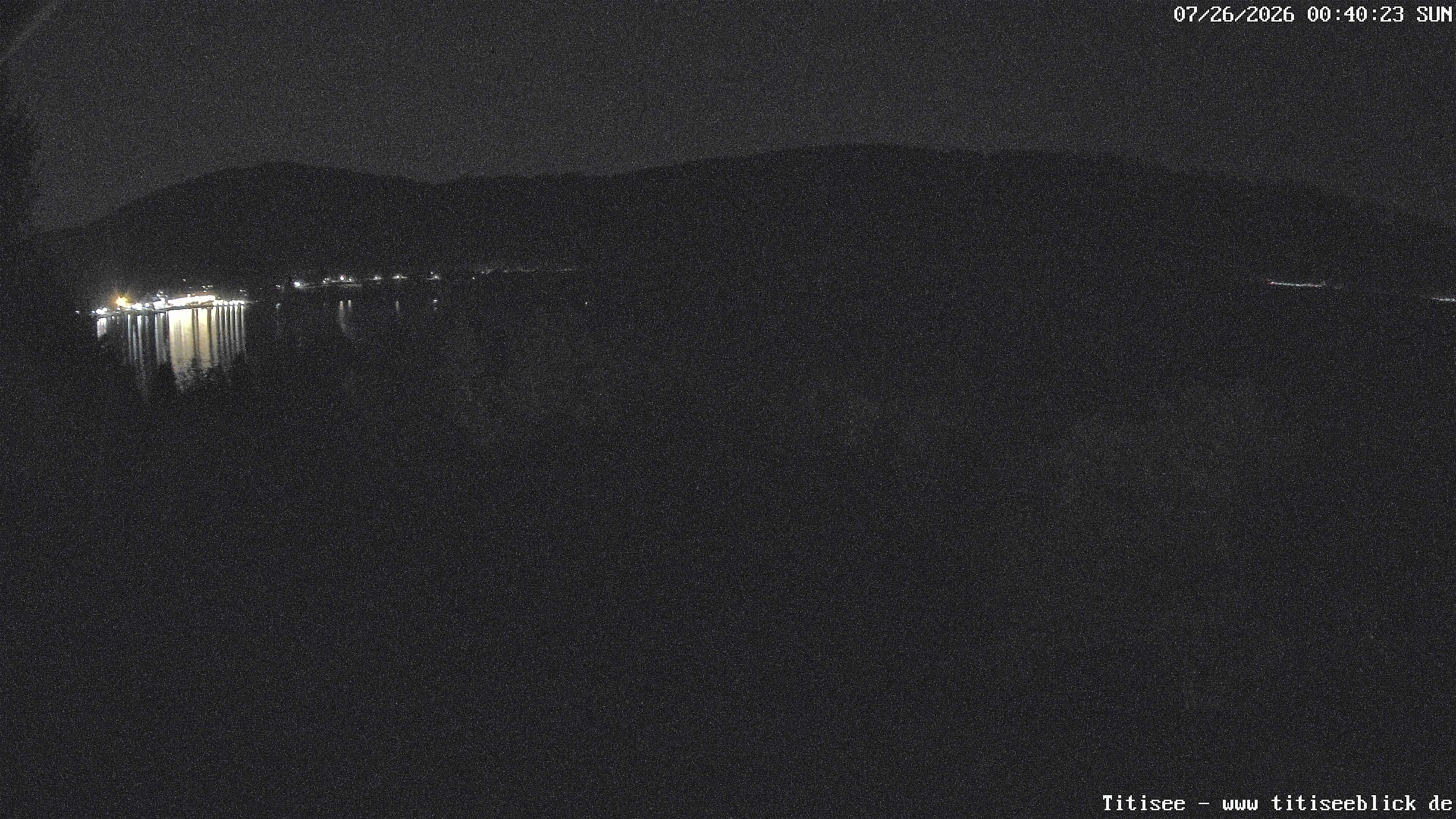 Archived image Webcam View of Lake Titisee