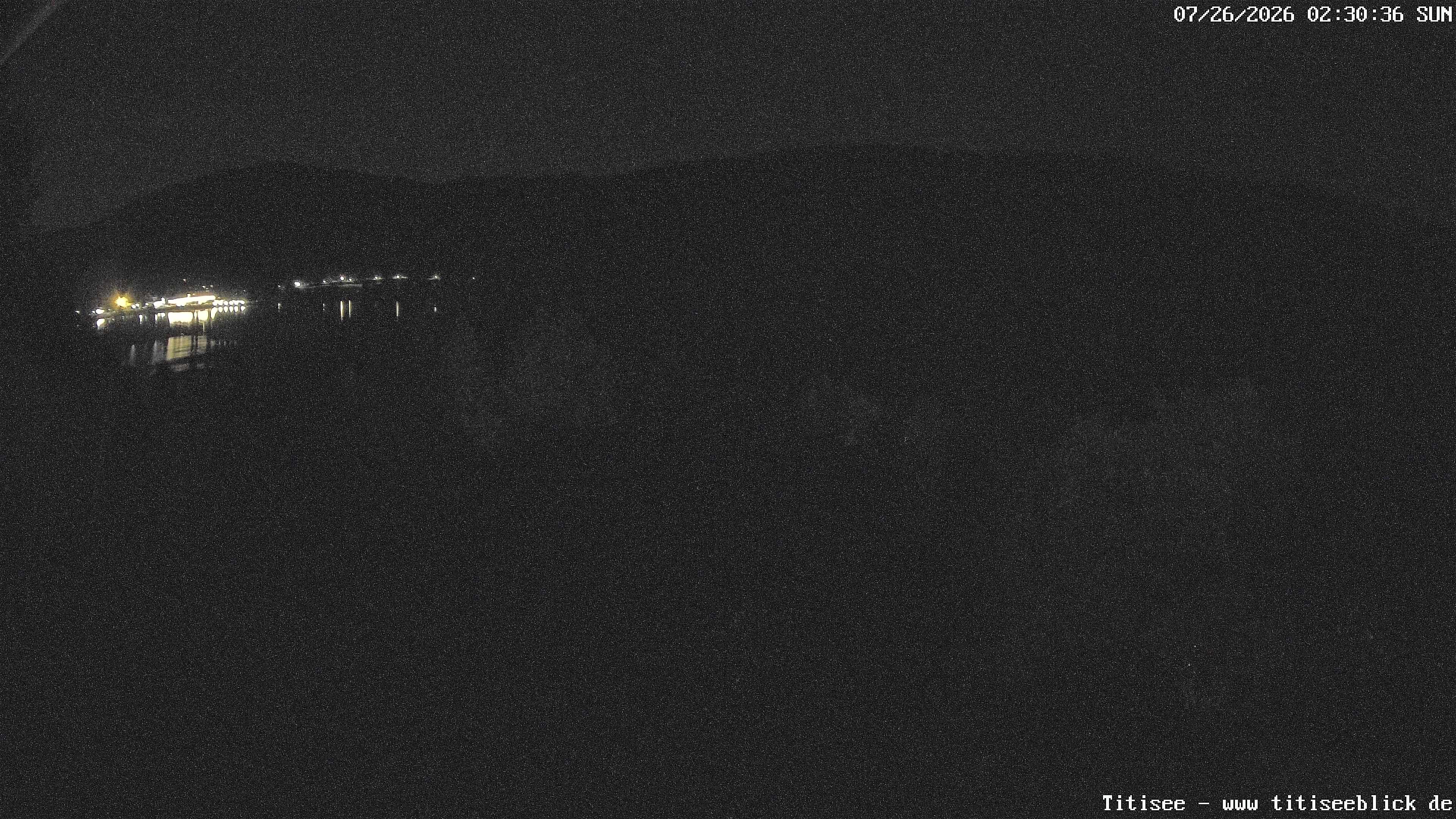 Archived image Webcam View of Lake Titisee