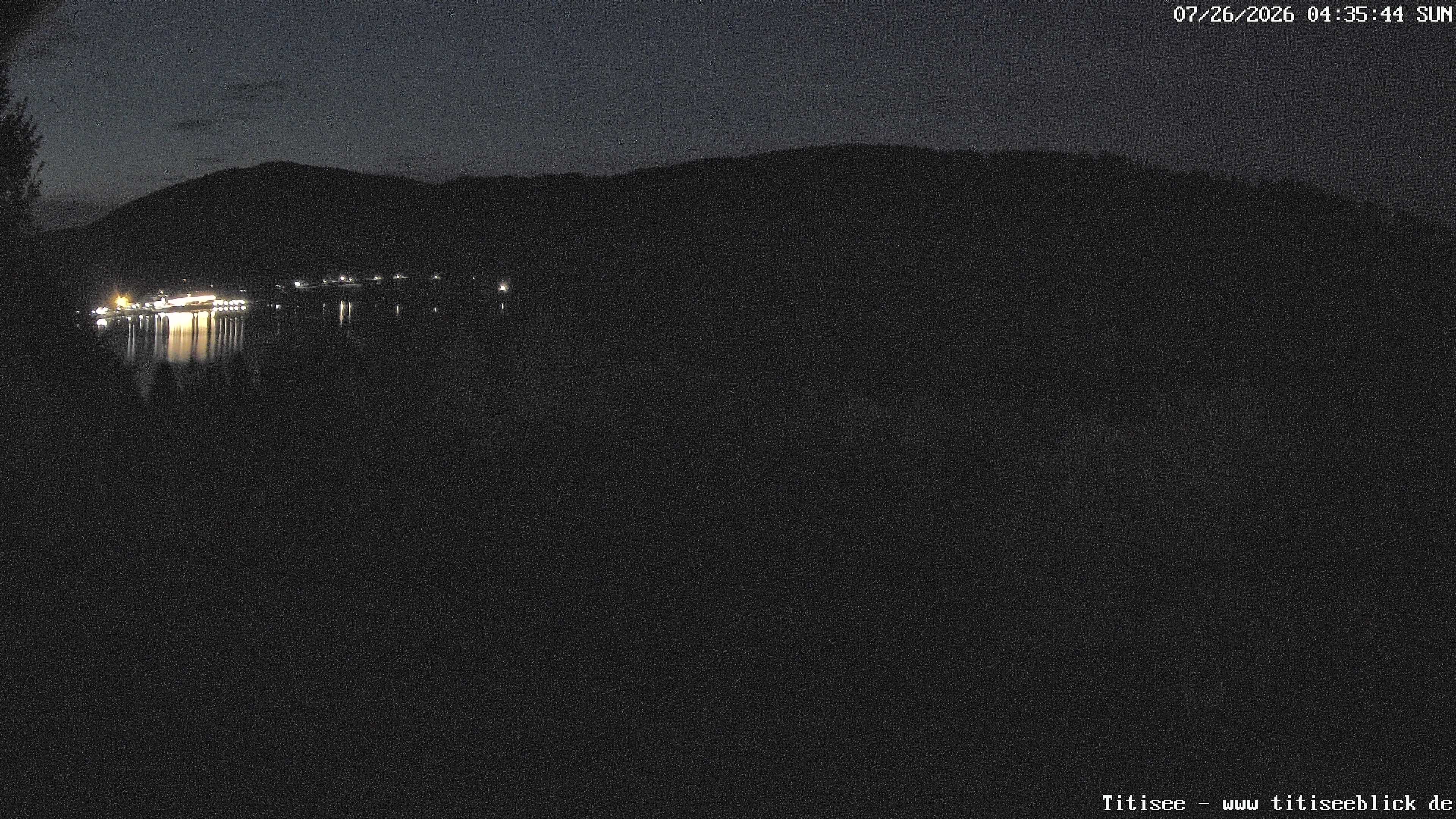 Archived image Webcam View of Lake Titisee