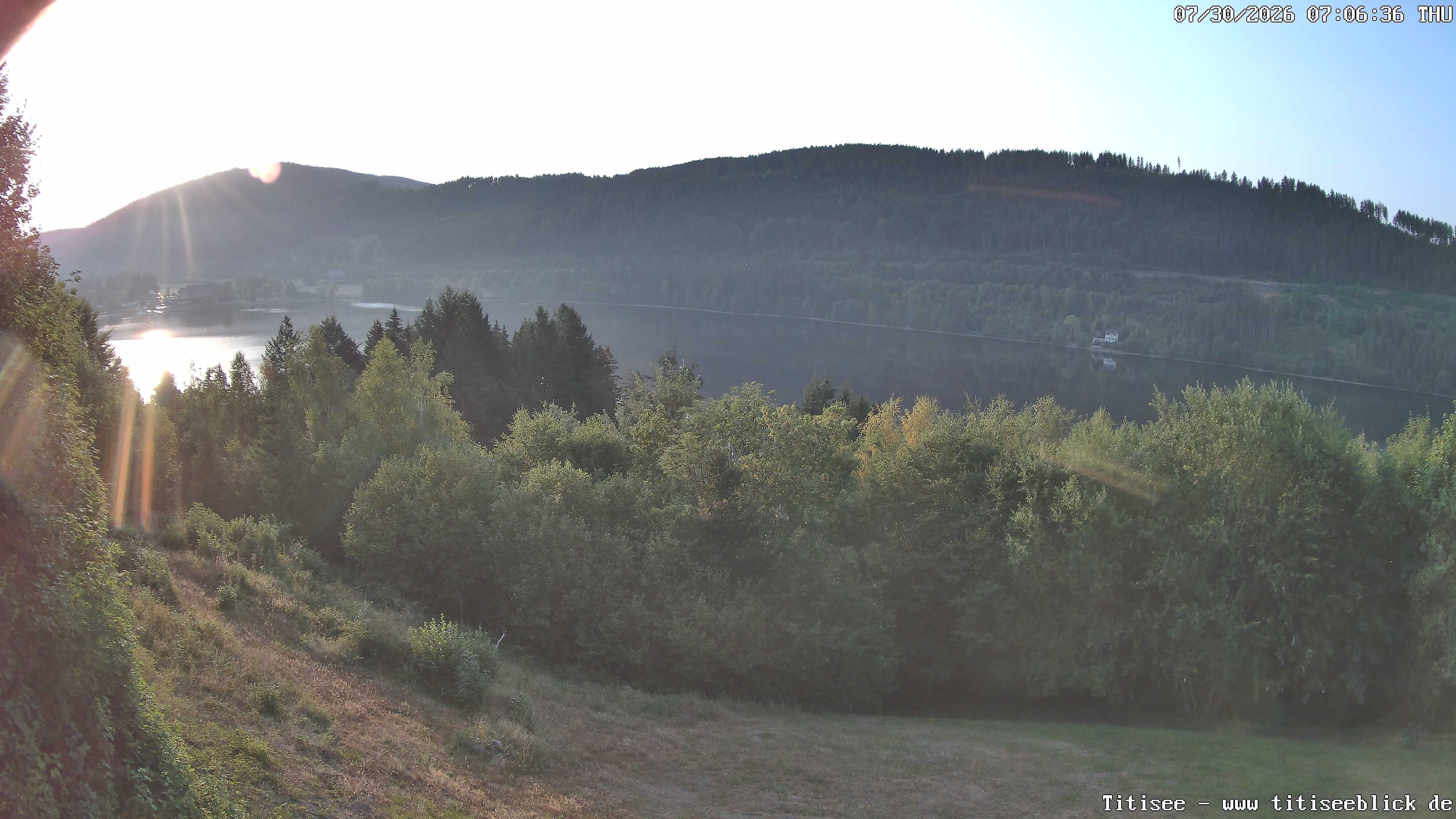 Archiv Foto Webcam Titisee: Westufer