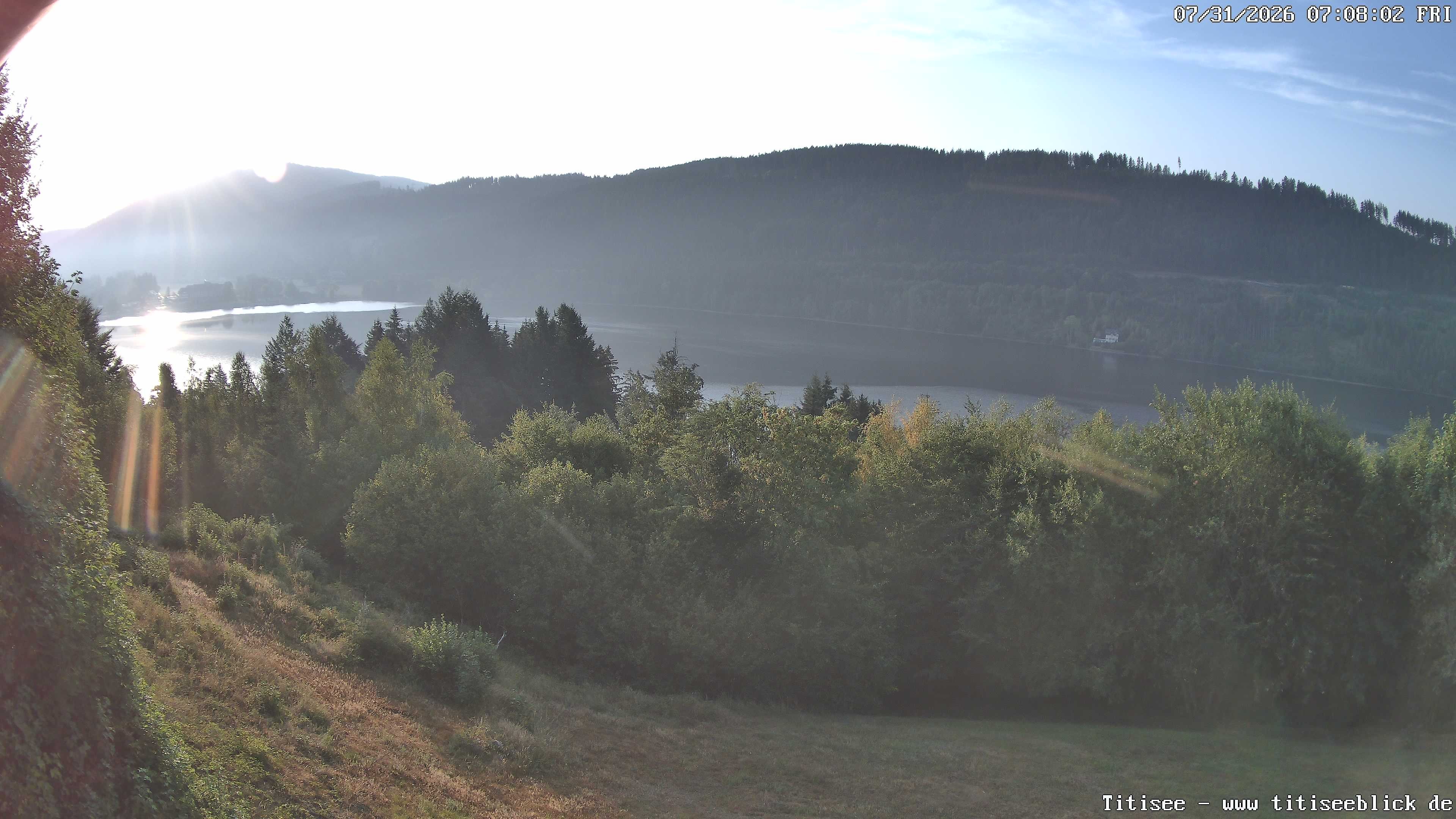 Archiv Foto Webcam Titisee: Westufer