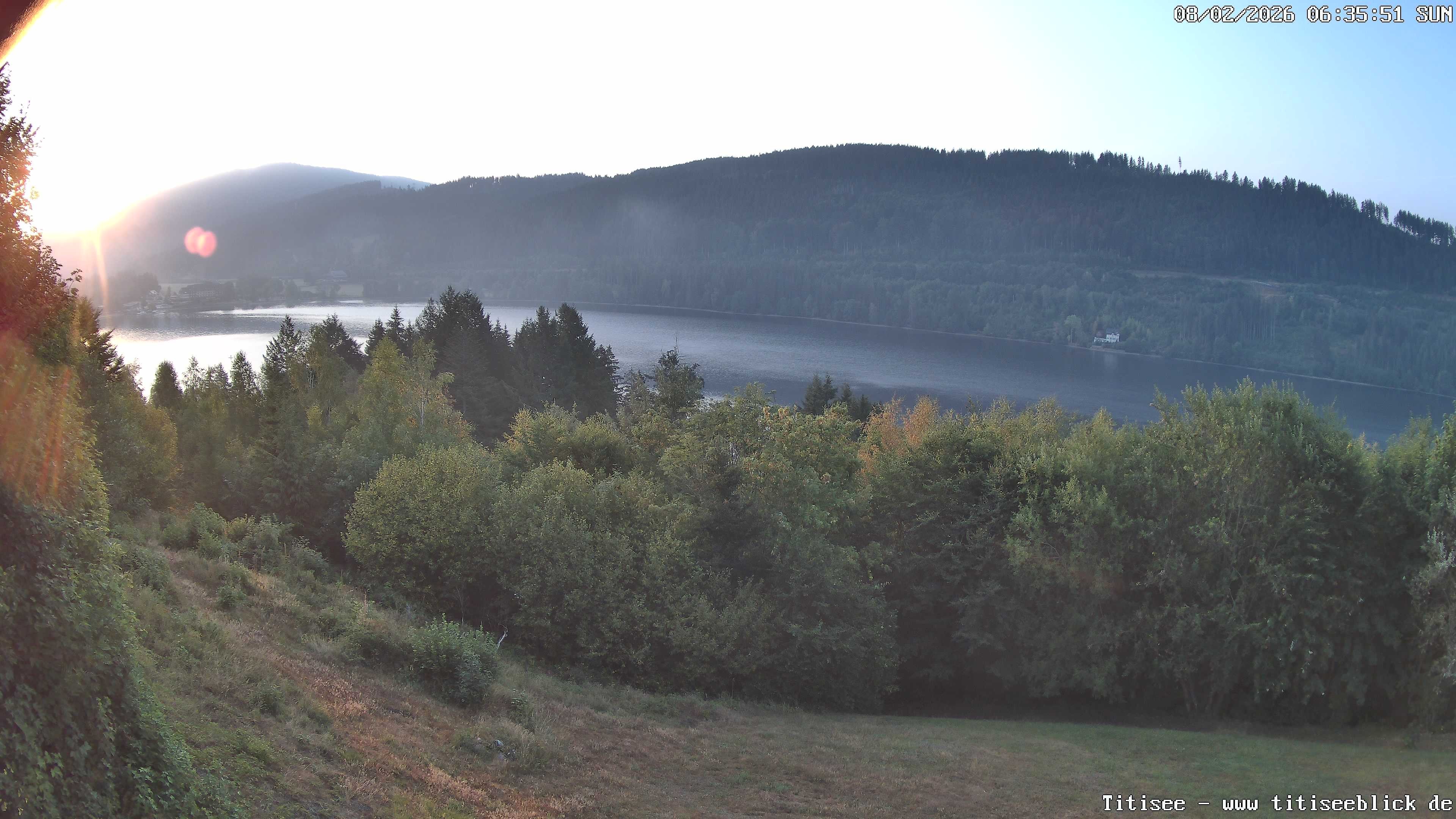 Archiv Foto Webcam Titisee: Westufer