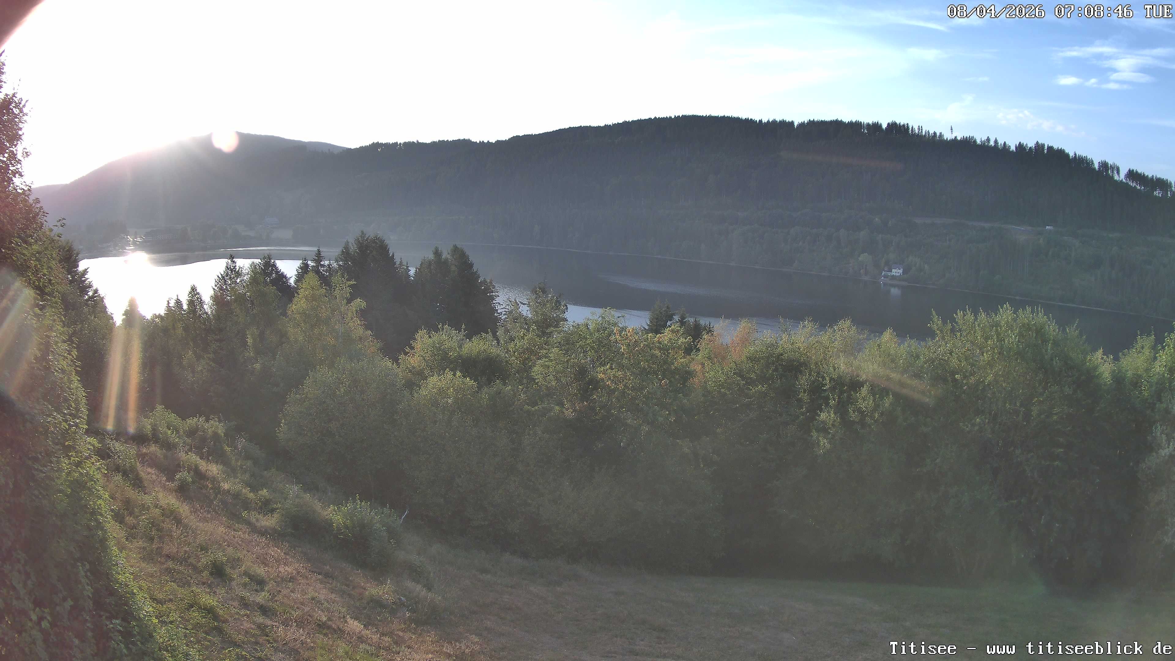 Archiv Foto Webcam Titisee: Westufer