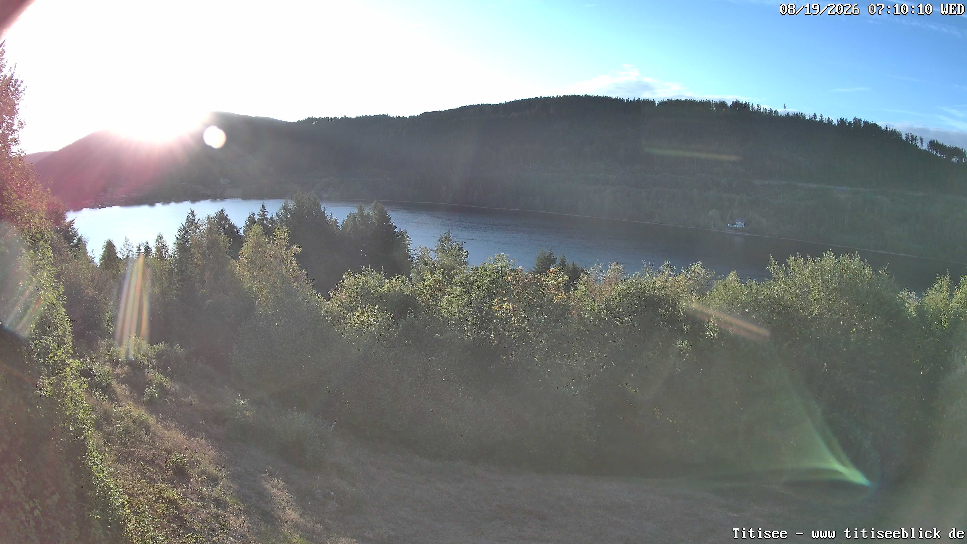 Archiv Foto Webcam Titisee: Westufer