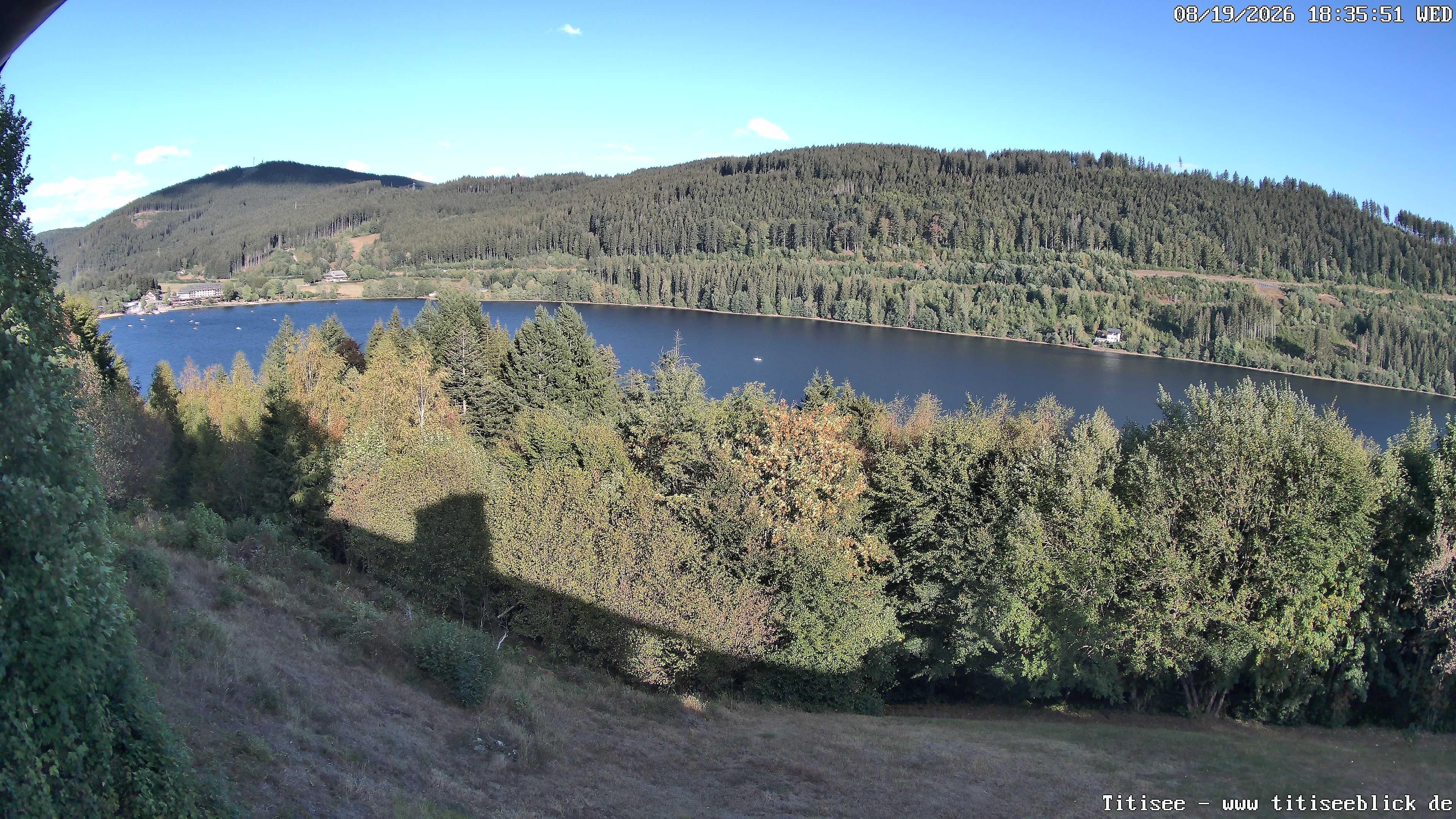 Archiv Foto Webcam Titisee: Westufer