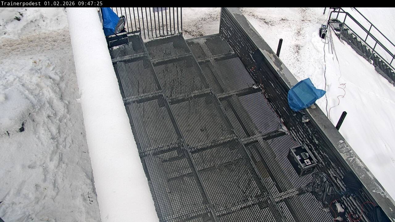 Archiv Foto Webcam Willingen: Blick Schanzentisch der Skisprungschanze