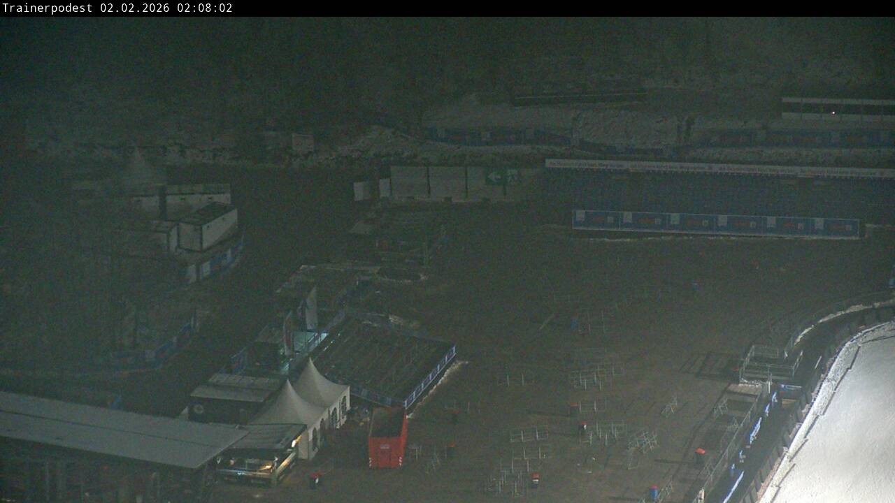 Archiv Foto Webcam Willingen: Blick Schanzentisch der Skisprungschanze