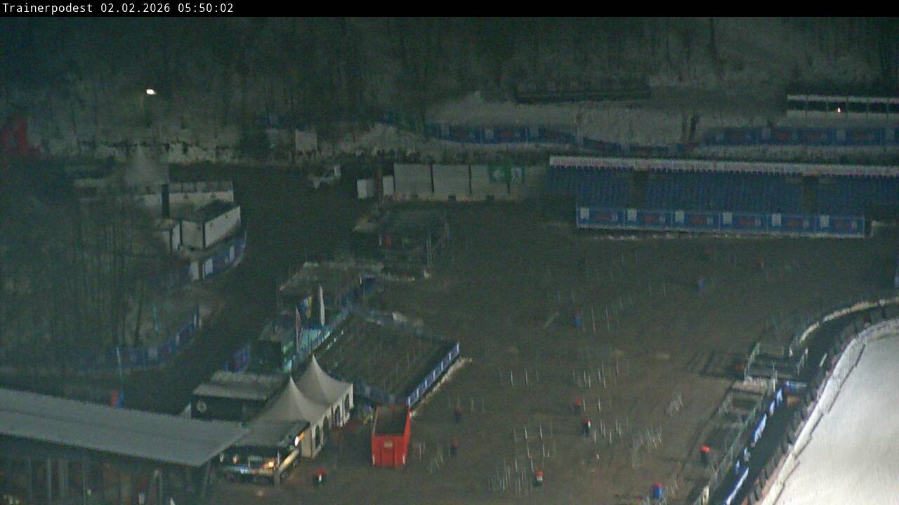 Archiv Foto Webcam Willingen: Blick Schanzentisch der Skisprungschanze