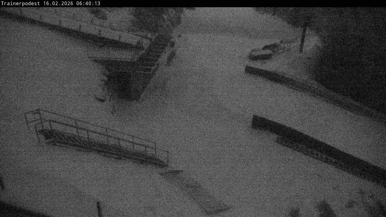 Archiv Foto Webcam Willingen: Blick Schanzentisch der Skisprungschanze