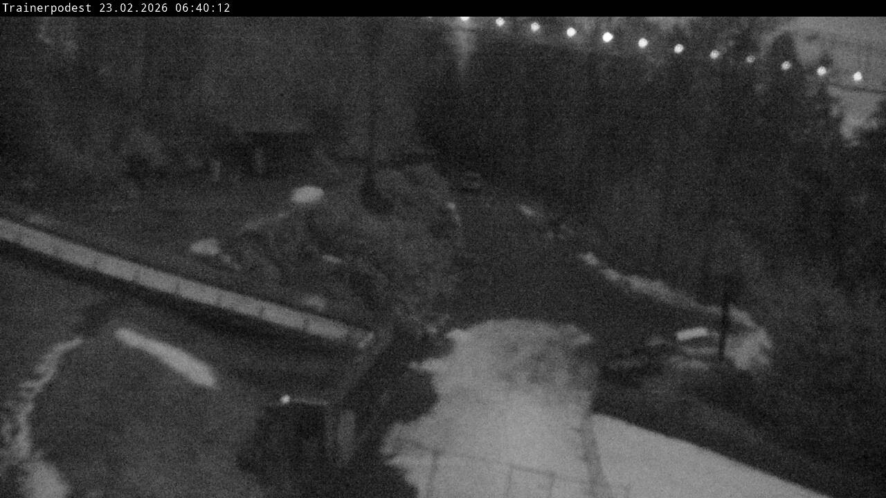 Archiv Foto Webcam Willingen: Blick Schanzentisch der Skisprungschanze