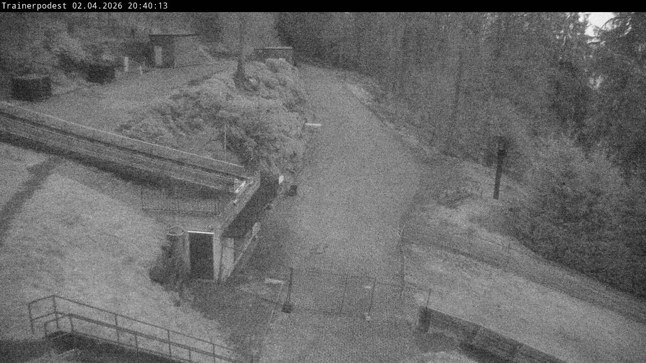 Archiv Foto Webcam Willingen: Blick Schanzentisch der Skisprungschanze
