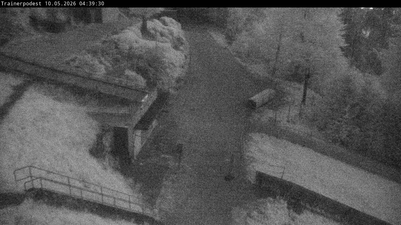 Archiv Foto Webcam Willingen: Blick Schanzentisch der Skisprungschanze